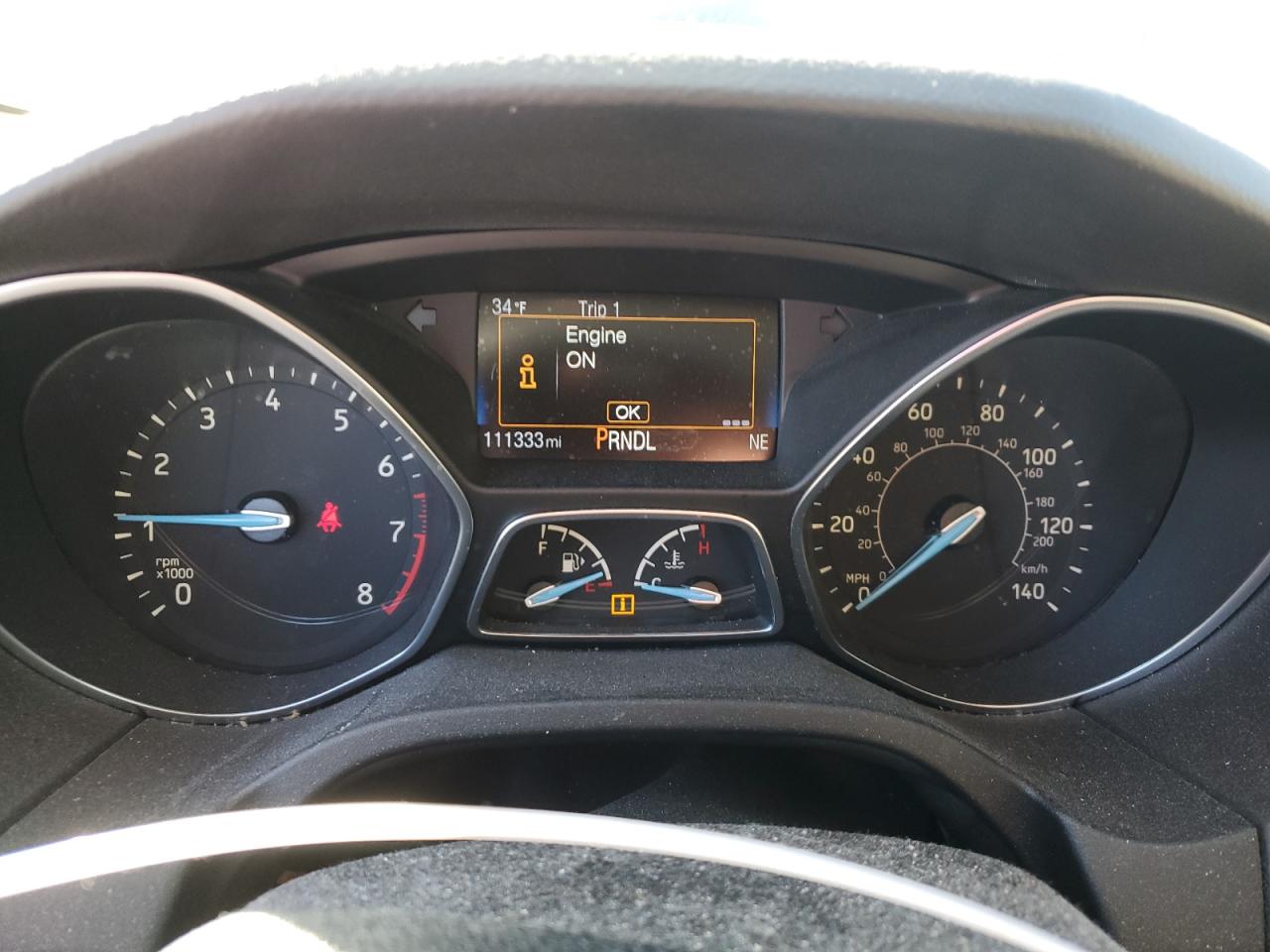 2015 Ford Focus VIN 1FADP3F24FL357962 Copart auction photo, front end / rear end damage thumbnail 9