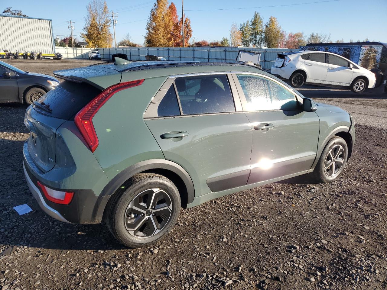 2023 KIA Niro VIN KNDCR3LE4P5116259 Copart auction photo, front end damage thumbnail 3