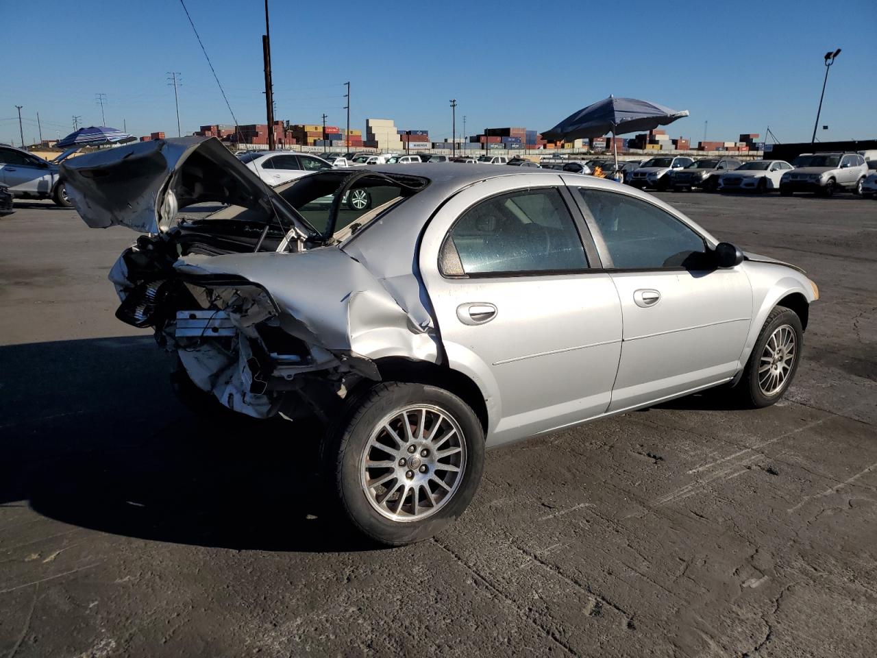 2005 Chrysler Sebring VIN 1C3EL46J85N505352 Copart auction photo, all over damage thumbnail 3