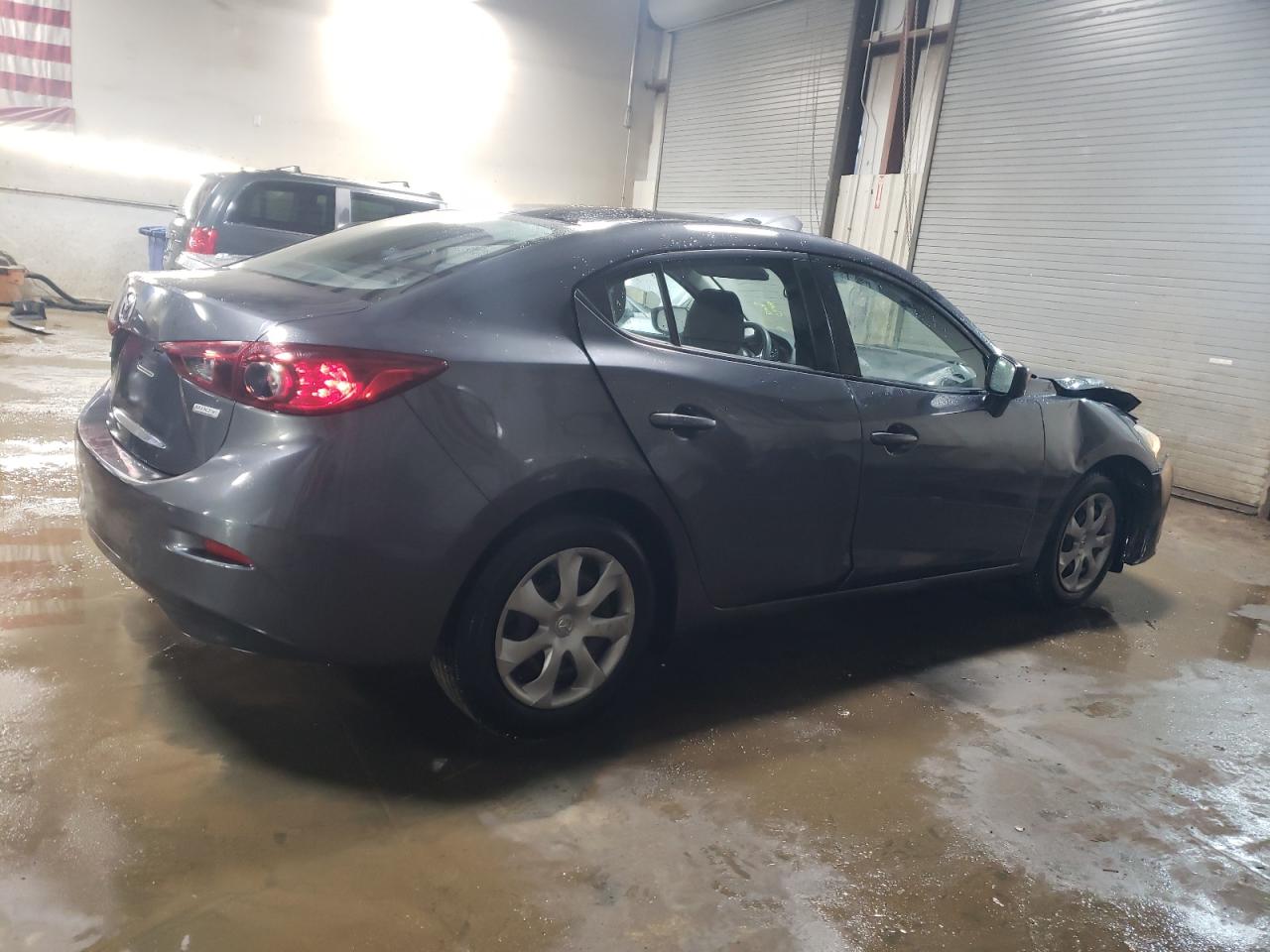 2014 Mazda 3 VIN JM1BM1U7XE1163847 Copart auction photo, front end / side damage thumbnail 3