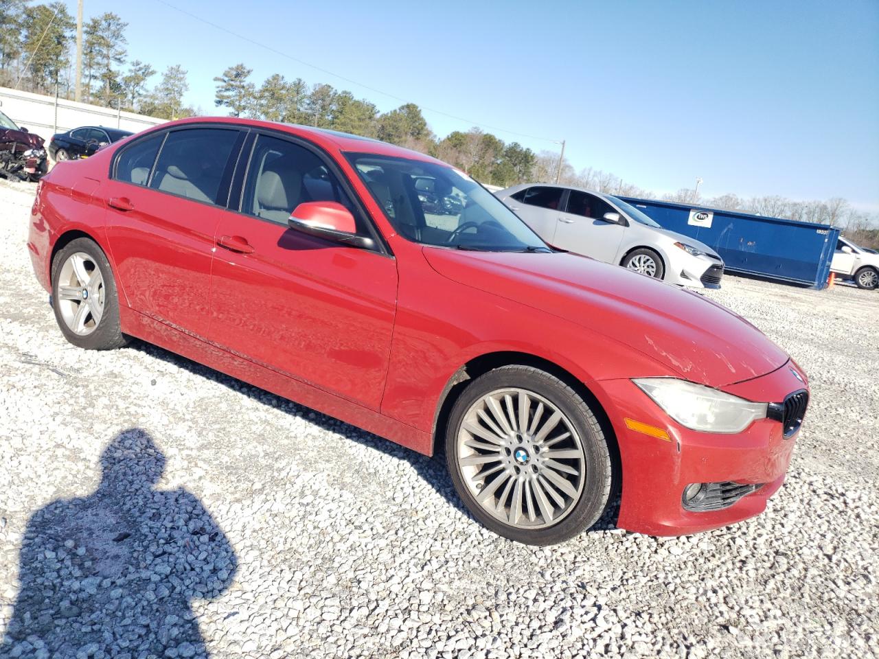 2015 BMW 3er VIN WBA3A5G51FNS85731 Copart auction photo, minor dent/scratches damage thumbnail 4