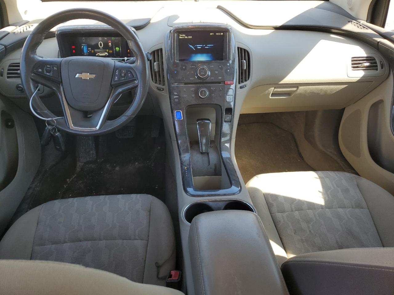 2014 Chevrolet Volt VIN 1G1RA6E44EU153153 Copart auction photo, front end / side damage thumbnail 8