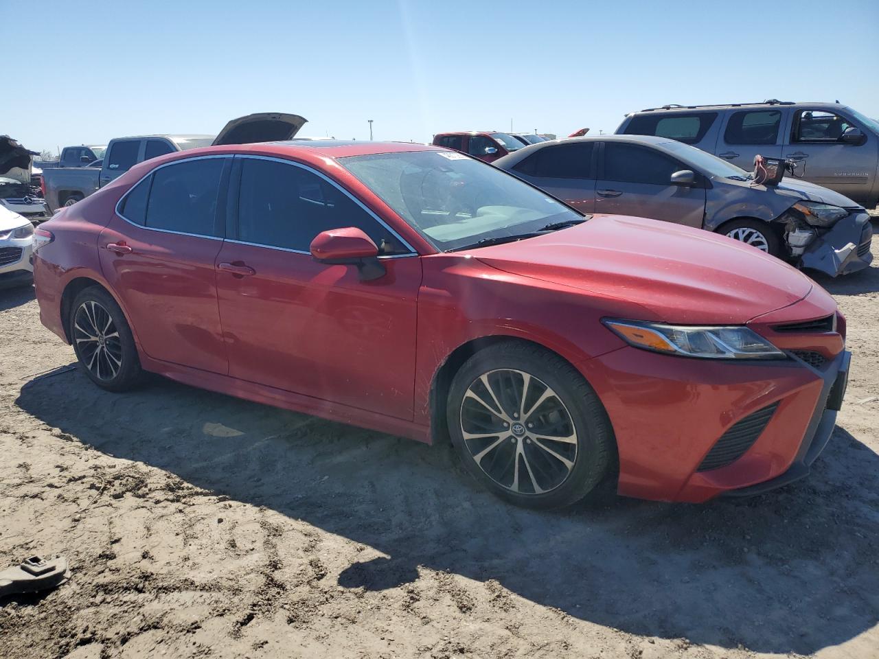 2019 Toyota Camry VIN 4T1B11HK0KU209912 Copart auction photo, side damage thumbnail 4