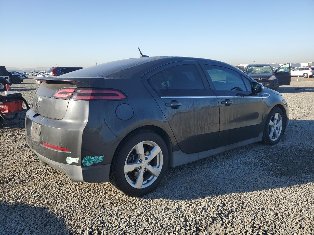 2014 Chevrolet Volt VIN 1G1RG6E4XEU128045 Copart auction photo, side damage thumbnail 3