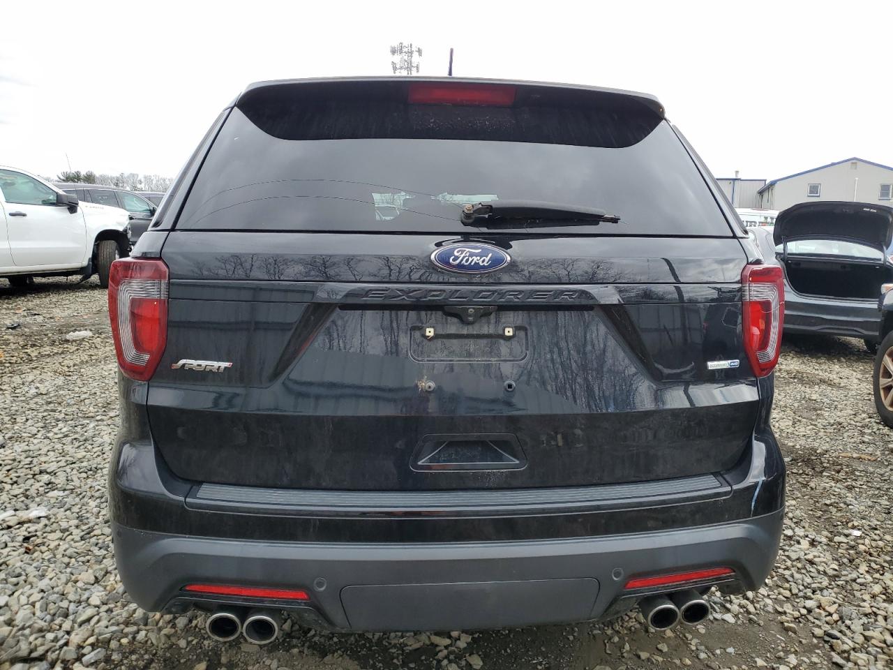 2018 Ford Explorer VIN 1FM5K8GT8JGC23681 Copart auction photo, front end damage thumbnail 6