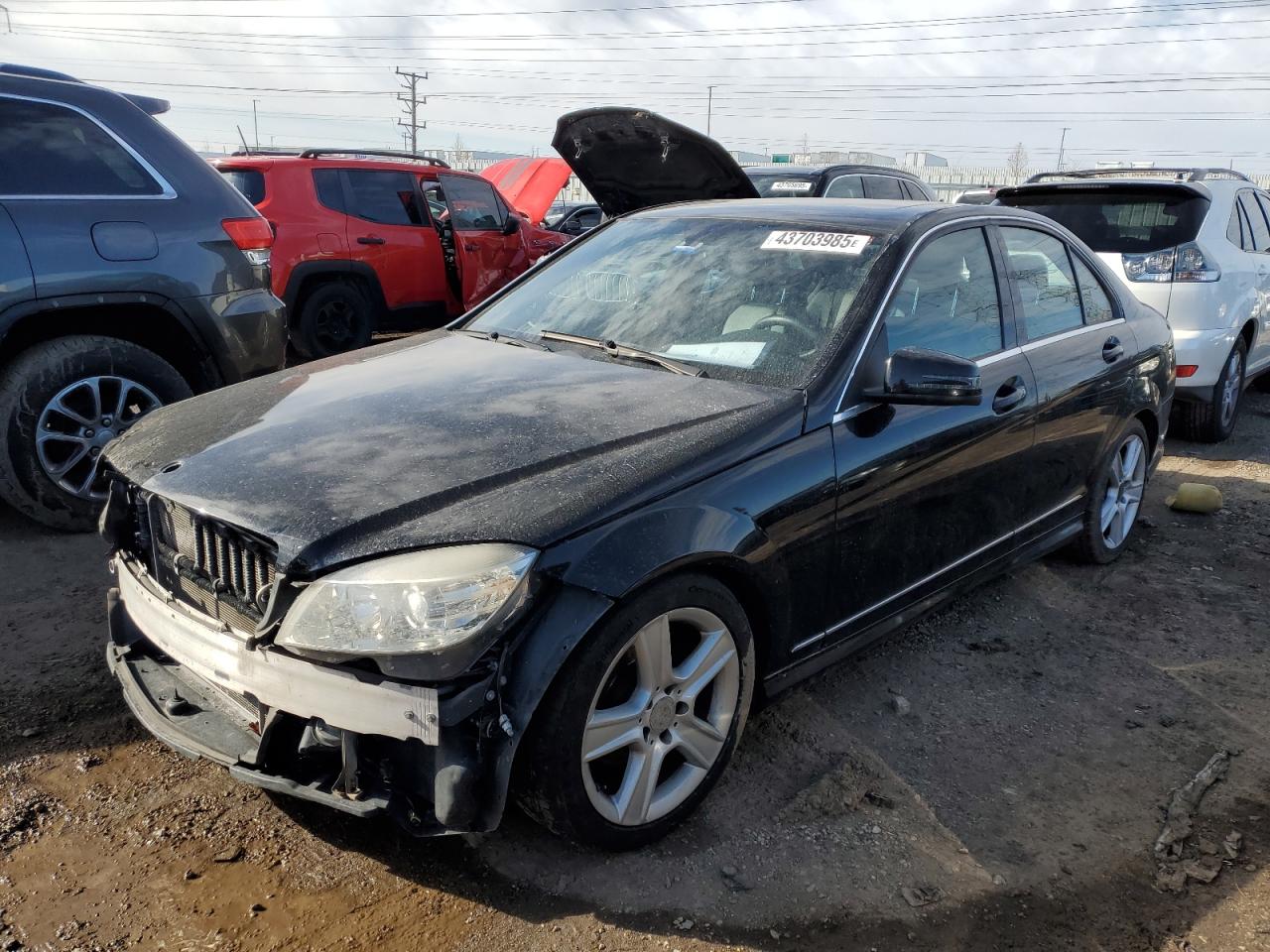 2010 Mercedes-Benz C-klasse VIN WDDGF8BB5AF443310