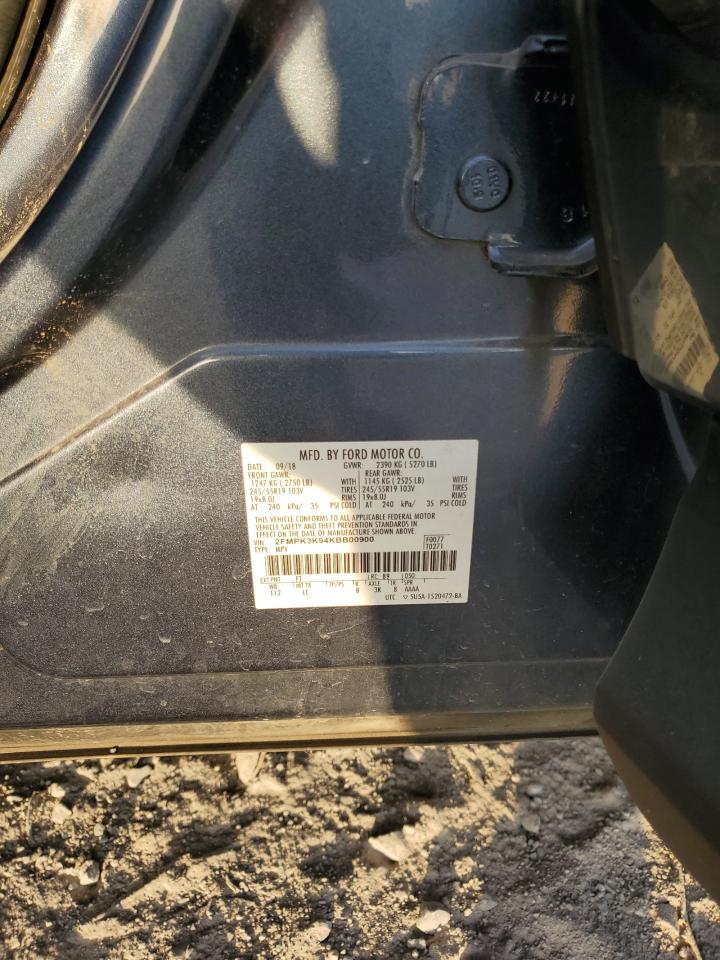 2019 Ford Edge VIN 2FMPK3K94KBB00900 Copart auction photo, front end damage thumbnail 15