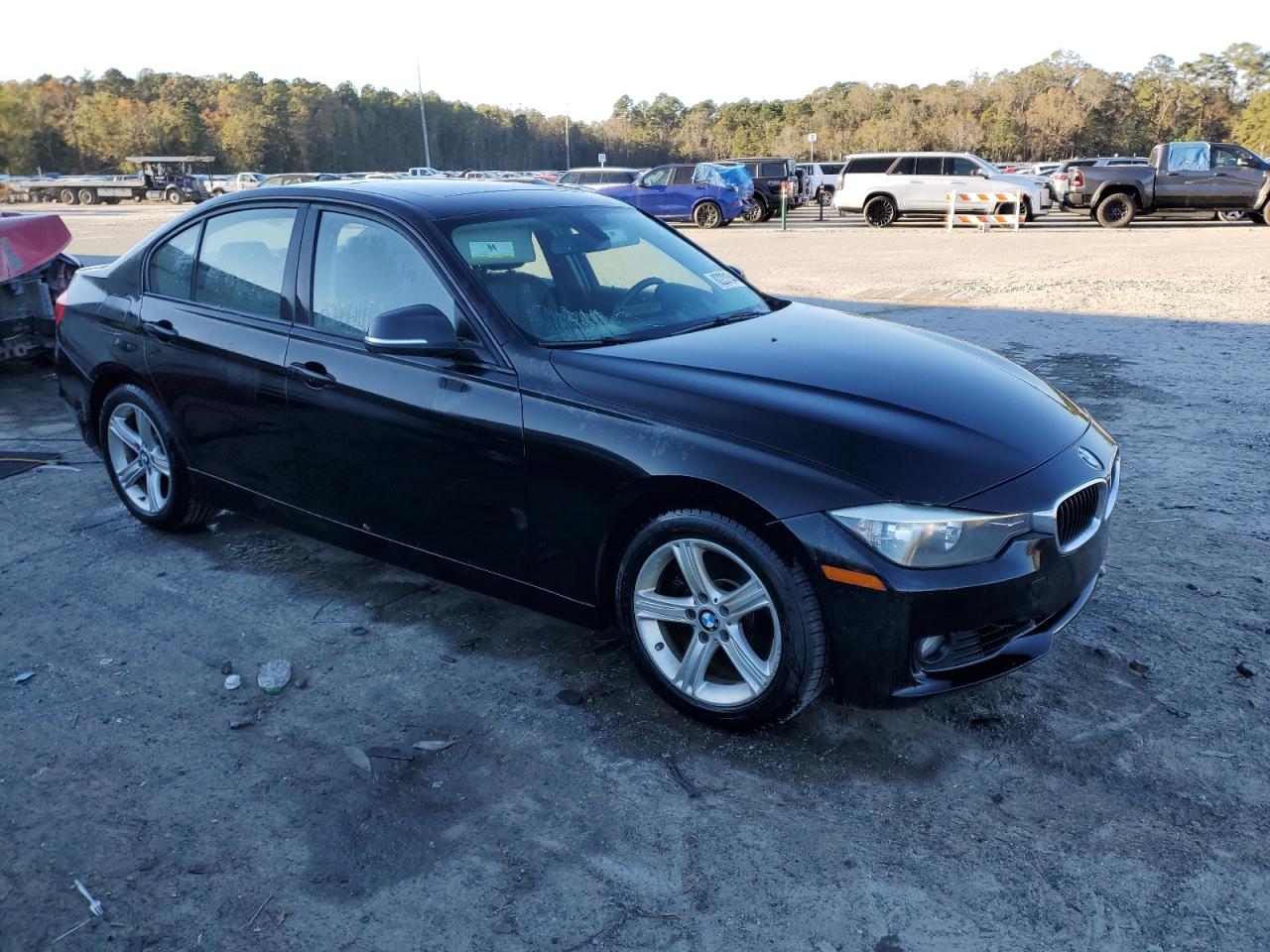 2013 BMW 3er VIN WBA3A5C58DF359899 Copart auction photo, top/roof damage thumbnail 4