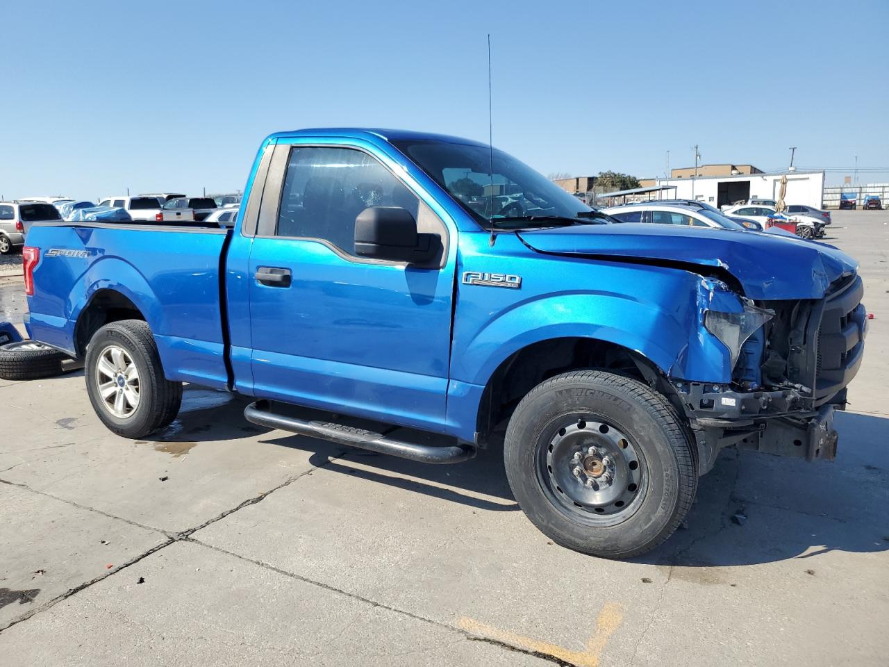 2016 Ford F-150 VIN 1FTMF1C89GFA36851 Copart auction photo, front end / rear end damage thumbnail 4