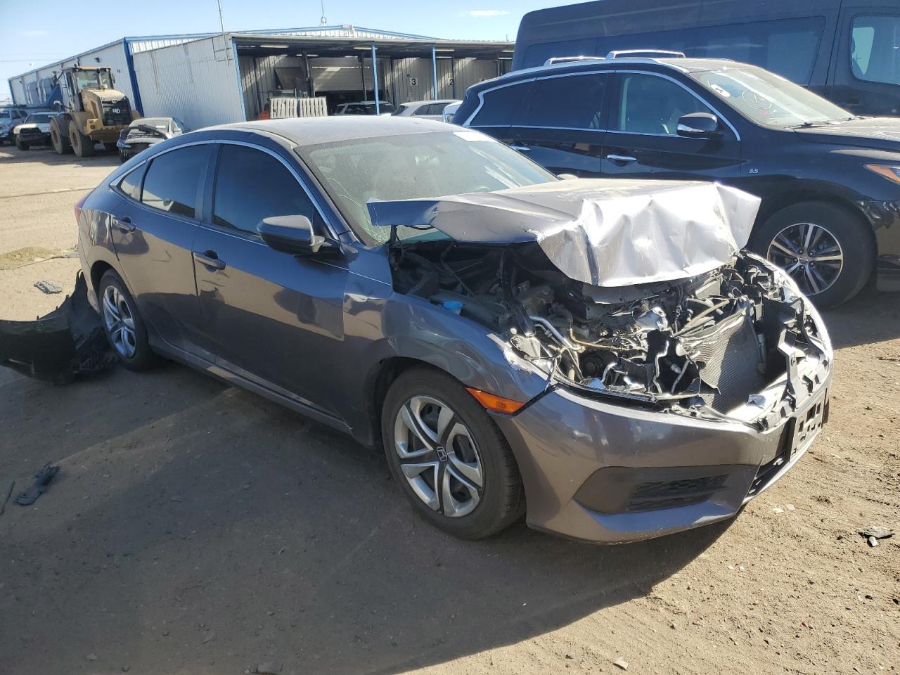 2018 Honda Civic VIN 2HGFC2F55JH568033 Copart auction photo, front end damage thumbnail 4