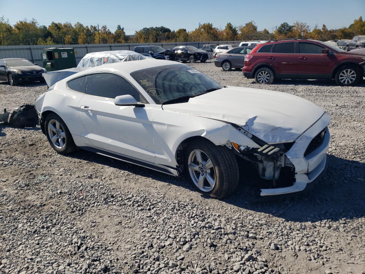 2015 Ford Mustang VIN 1FA6P8AM5F5395929 Copart auction photo, rear end / front end damage thumbnail 4