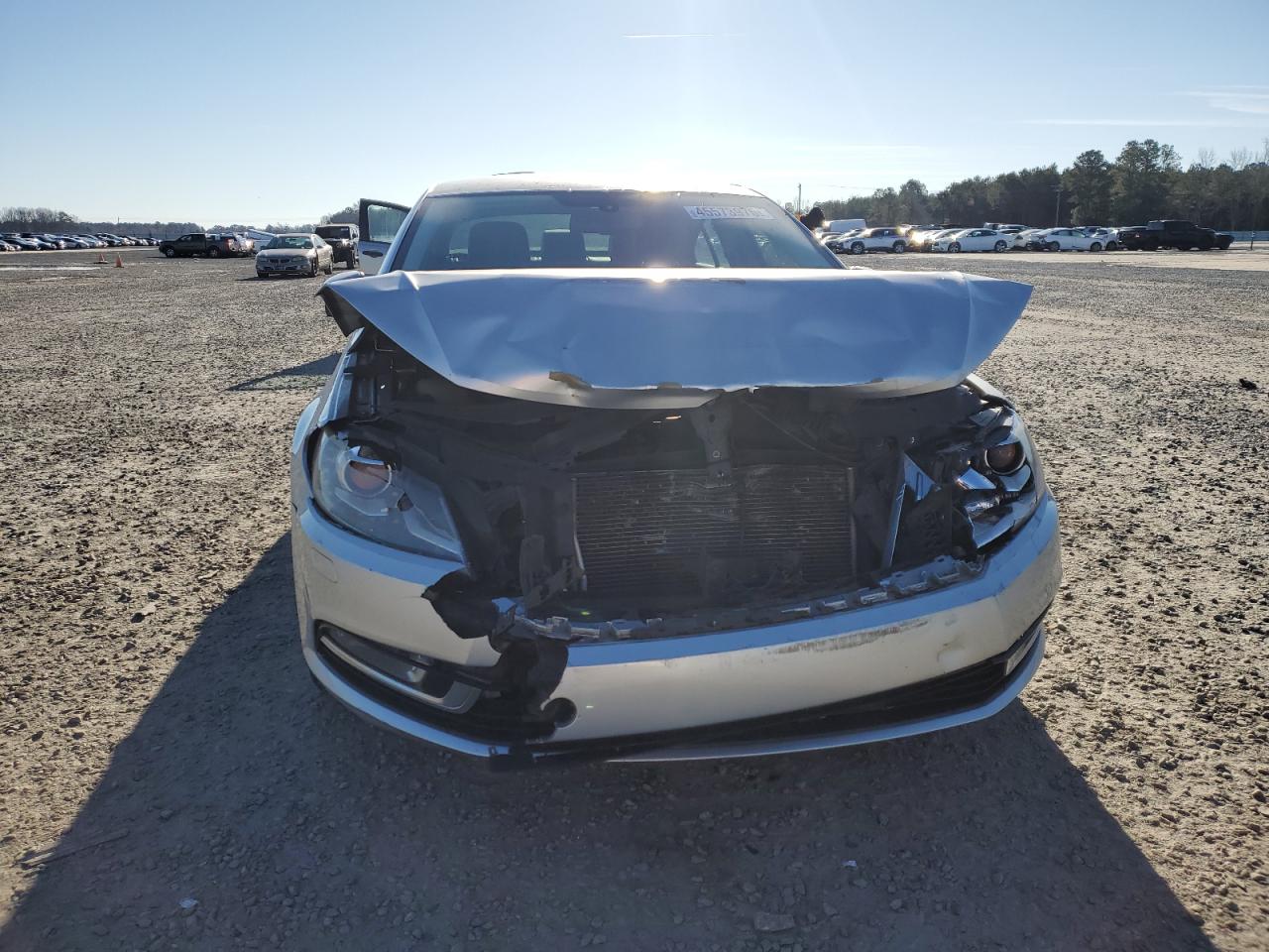 2013 Volkswagen Passat CC VIN WVWBP7AN3DE557839 Copart auction photo, front end damage thumbnail 5