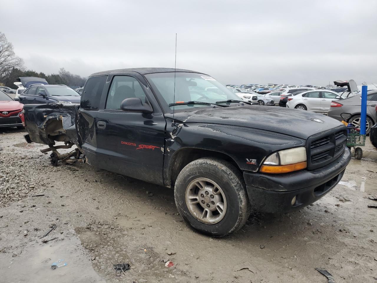 1999 Dodge Dakota VIN 1B7GL22X0XS275846 Copart auction photo, side / front end damage thumbnail 4