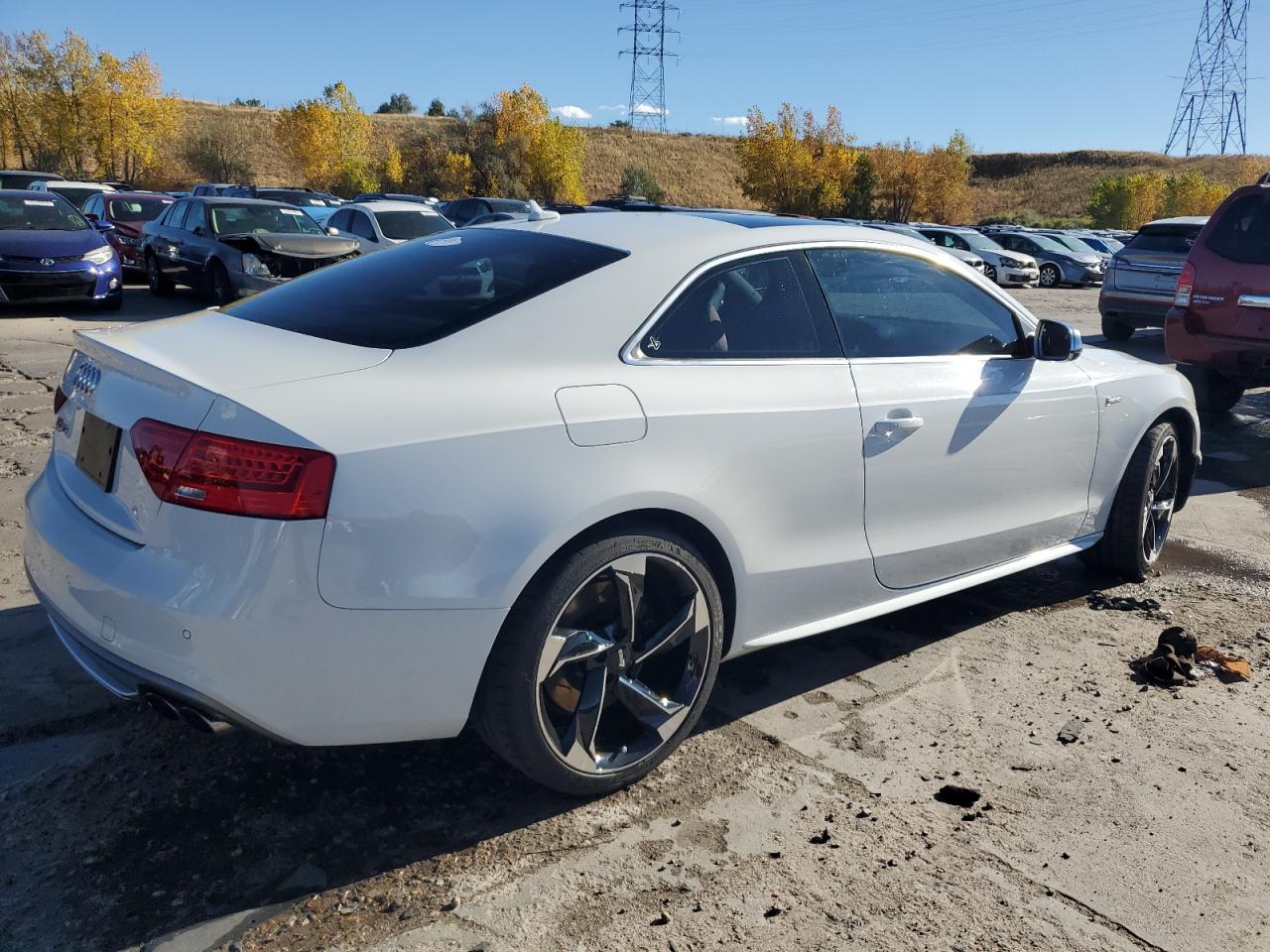 2016 Audi RS5 VIN WAUC4AFR2GA057301 Copart auction photo, front end / undercarriage damage thumbnail 3
