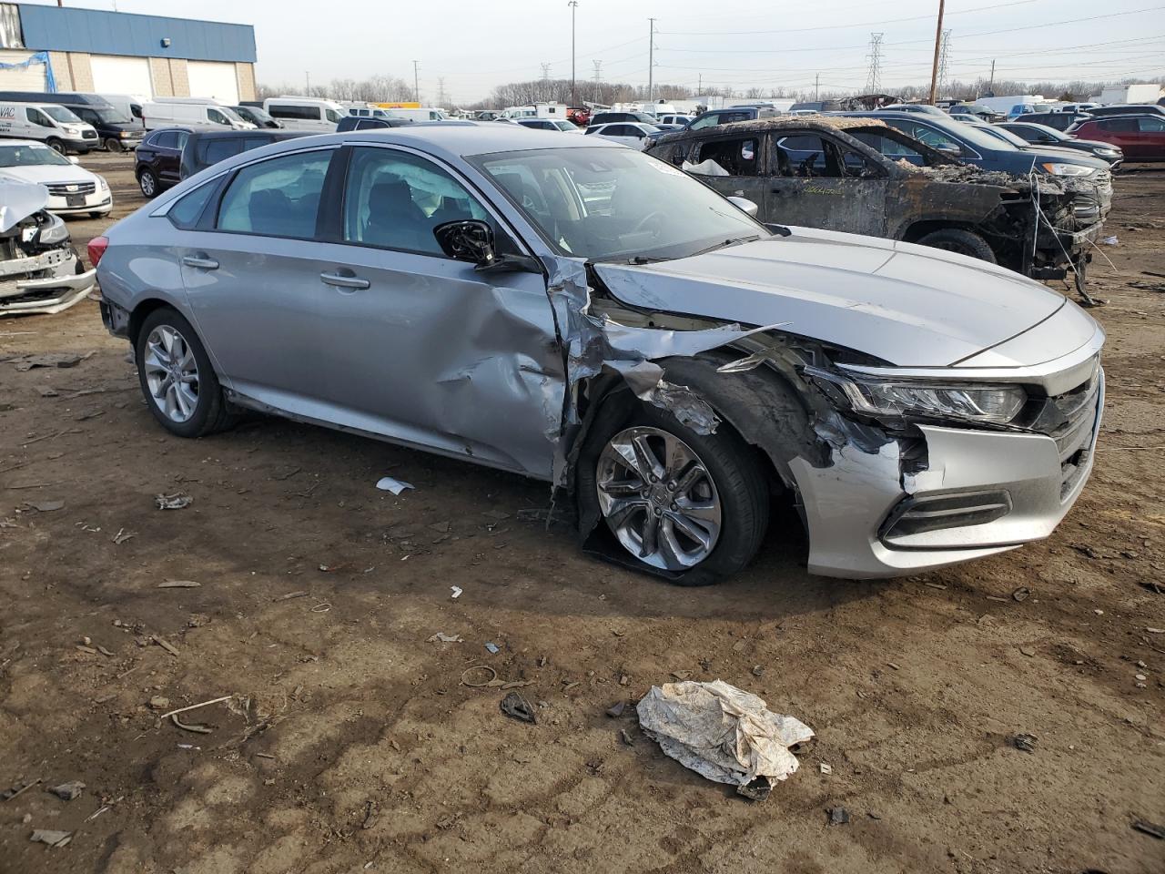2020 Honda Accord VIN 1HGCV1F10LA114133 Copart auction photo, rear end / undercarriage damage thumbnail 4