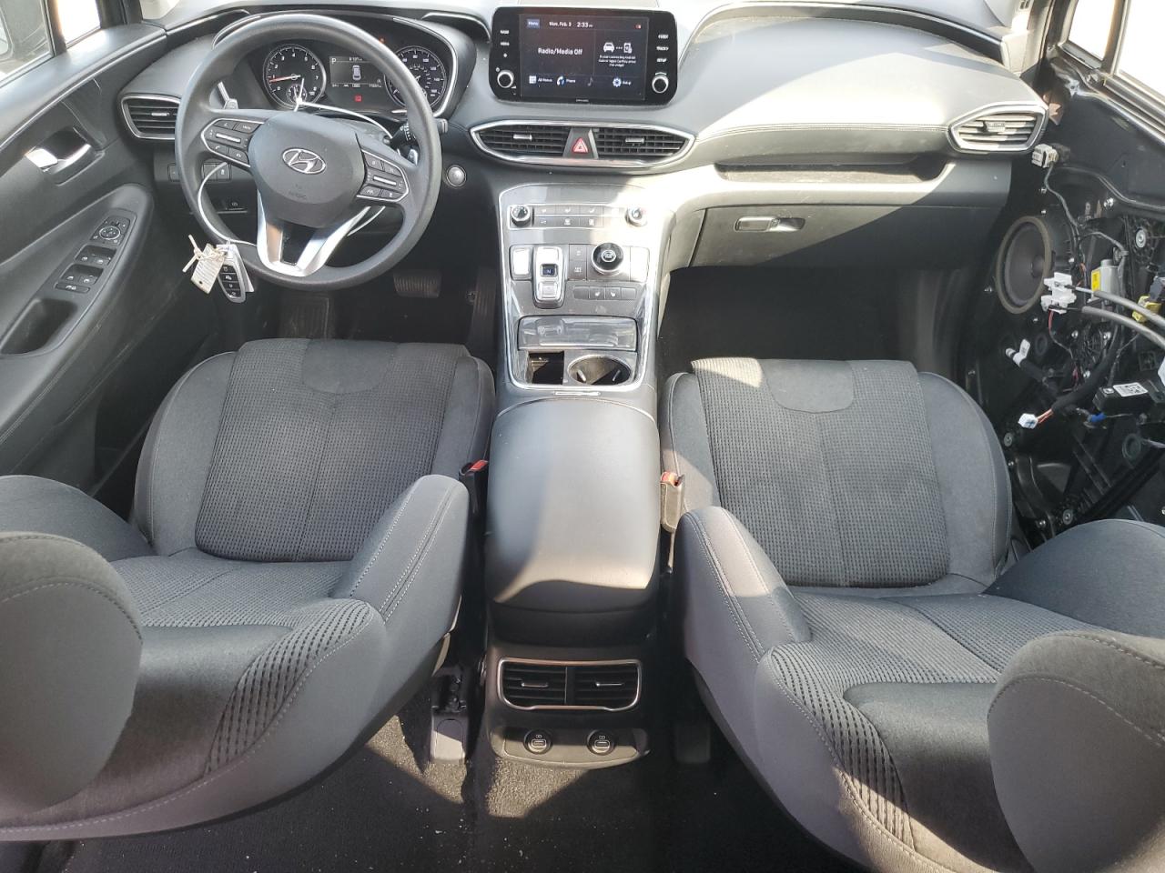 2021 Hyundai Santa Fe VIN 5NMS24AJXMH339565 Copart auction photo, front end / side damage thumbnail 8