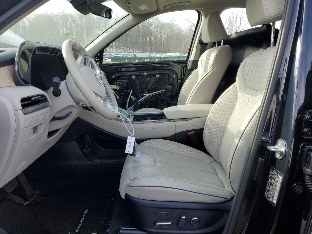 2024 Hyundai Palisade VIN KM8R5DGEXRU687152 Copart auction photo, rear end / side damage thumbnail 7