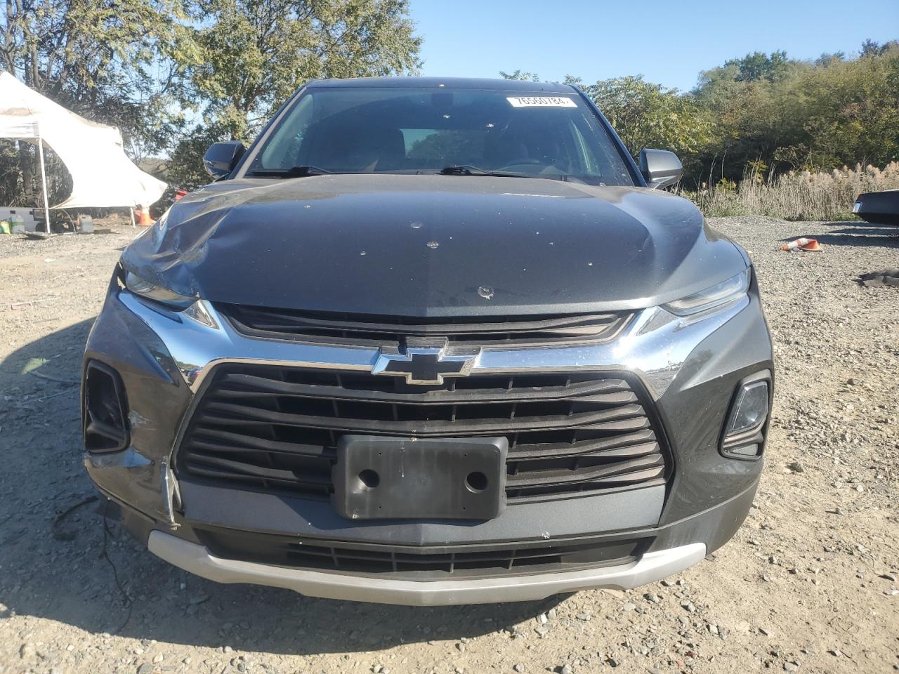2019 Chevrolet Blazer VIN 3GNKBBRA4KS682412 Copart auction photo, mechanical / front end damage thumbnail 5