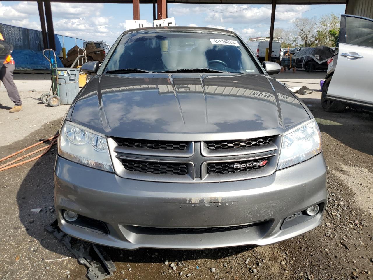 2013 Dodge Avenger VIN 1C3CDZCB8DN552121 Copart auction photo, rear end damage thumbnail 5