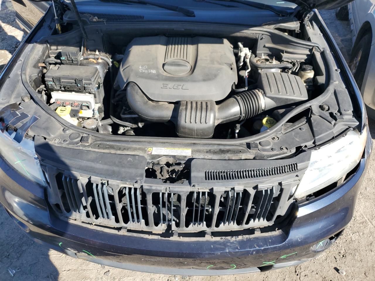 2011 Jeep Grand Cherokee VIN 1J4RR4GG9BC581405 Copart auction photo, front end damage thumbnail 12