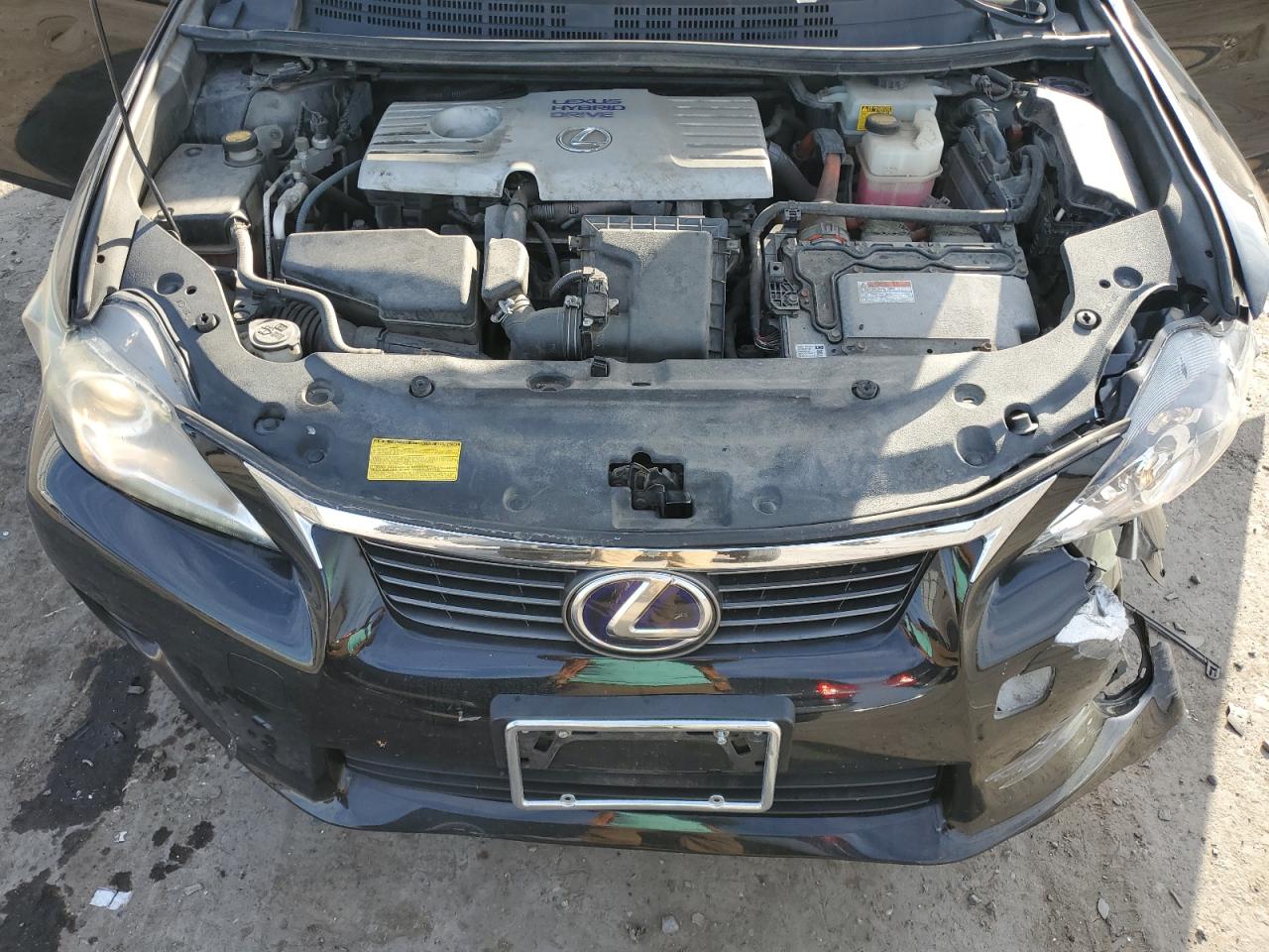 2012 Lexus CT VIN JTHKD5BHXC2115547 Copart auction photo, all over damage thumbnail 12