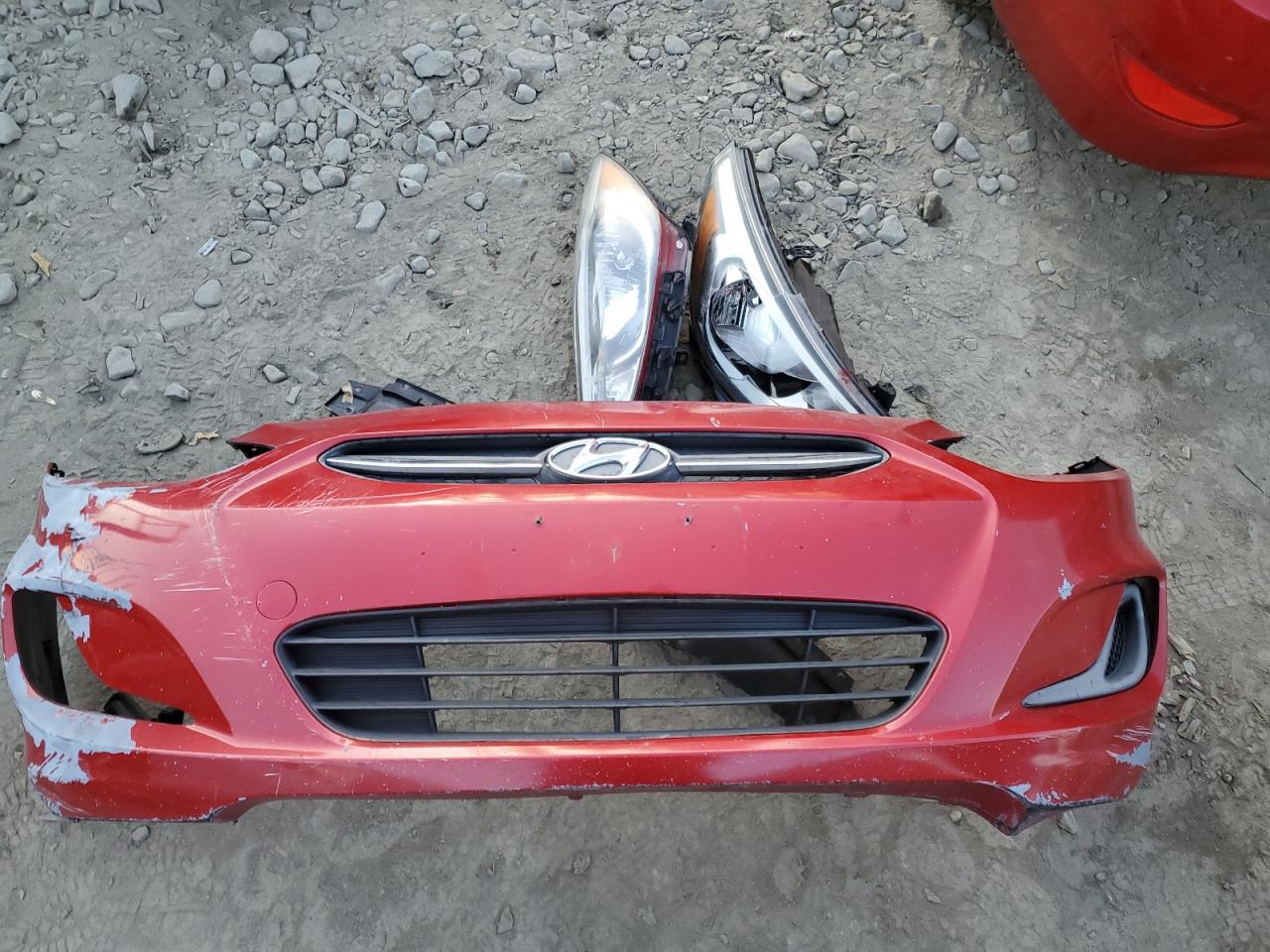 2017 Hyundai Accent VIN KMHCT4AE9HU345629 Copart auction photo, front end damage thumbnail 12