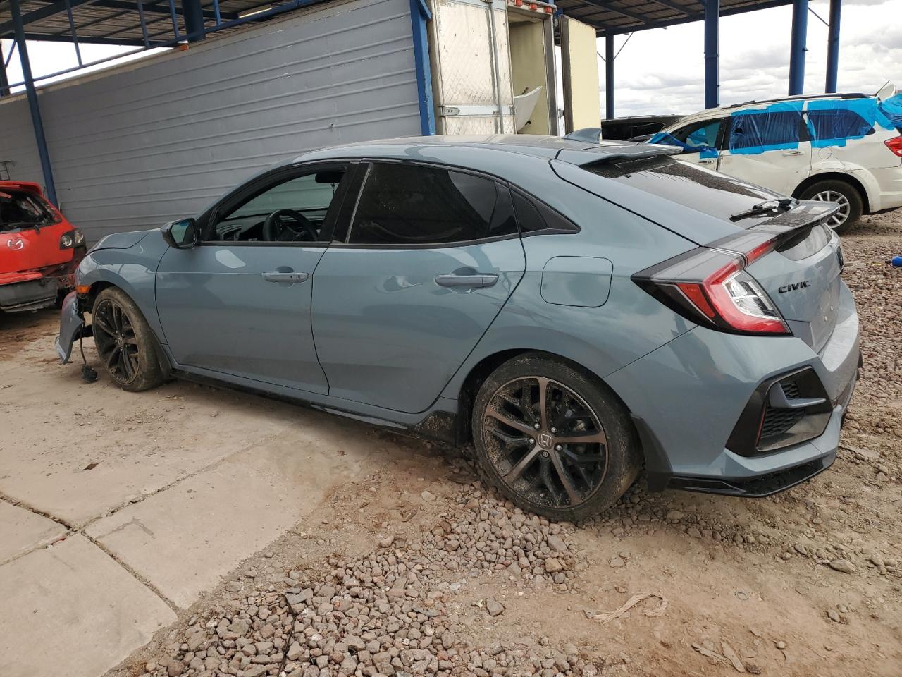 2021 Honda Civic VIN SHHFK7H45MU210068 Copart auction photo, front end damage thumbnail 2