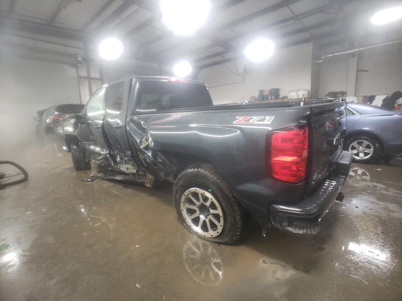 2017 Chevrolet Silverado VIN 1GCVKREH0HZ166691 Copart auction photo, side / rear end damage thumbnail 2