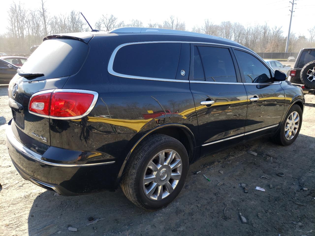 2014 Buick Enclave VIN 5GAKVCKD7EJ292955 Copart auction photo, front end damage thumbnail 3