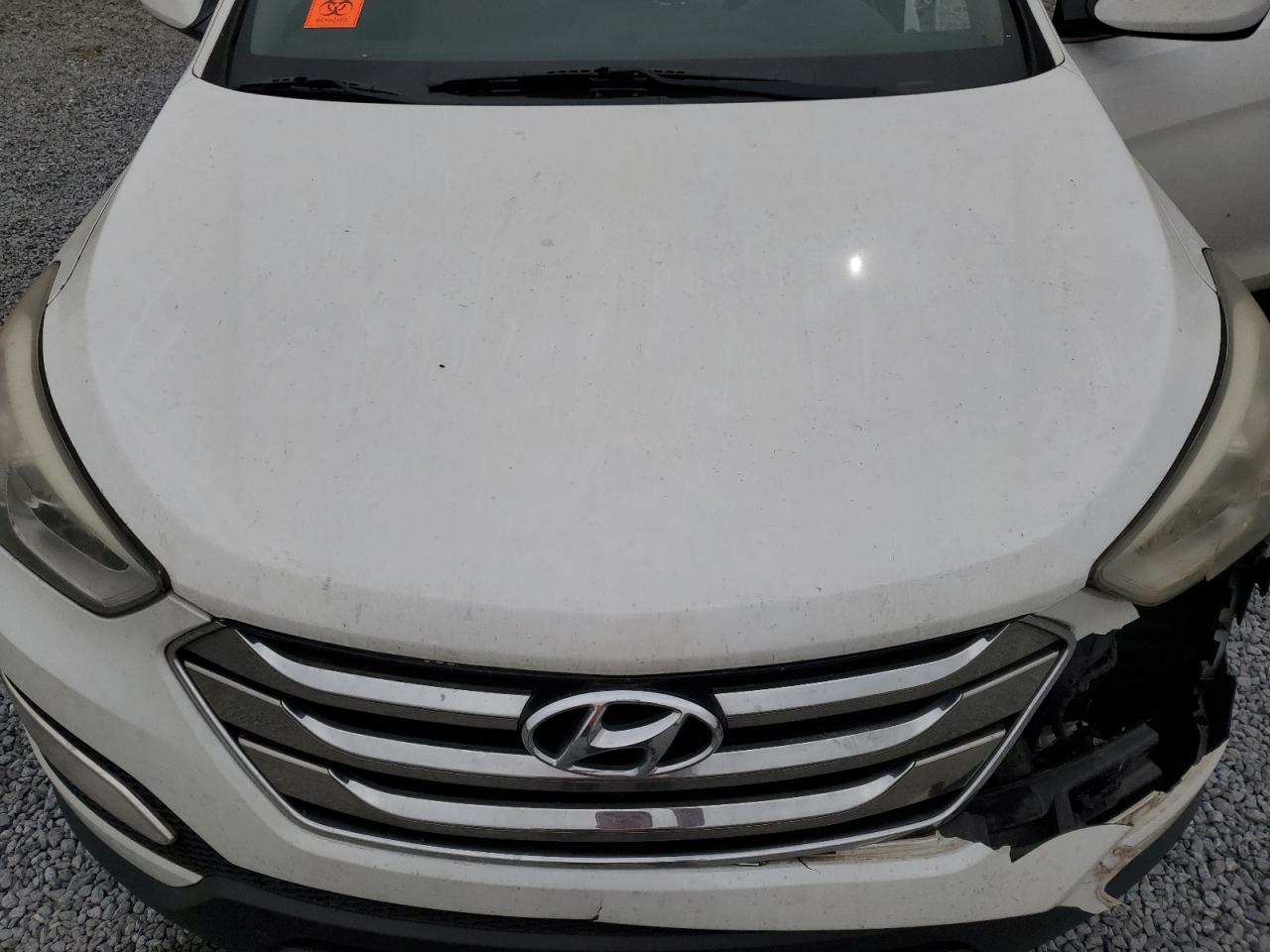 2013 Hyundai Santa Fe VIN 5XYZU3LB1DG026214 Copart auction photo, front end damage thumbnail 13