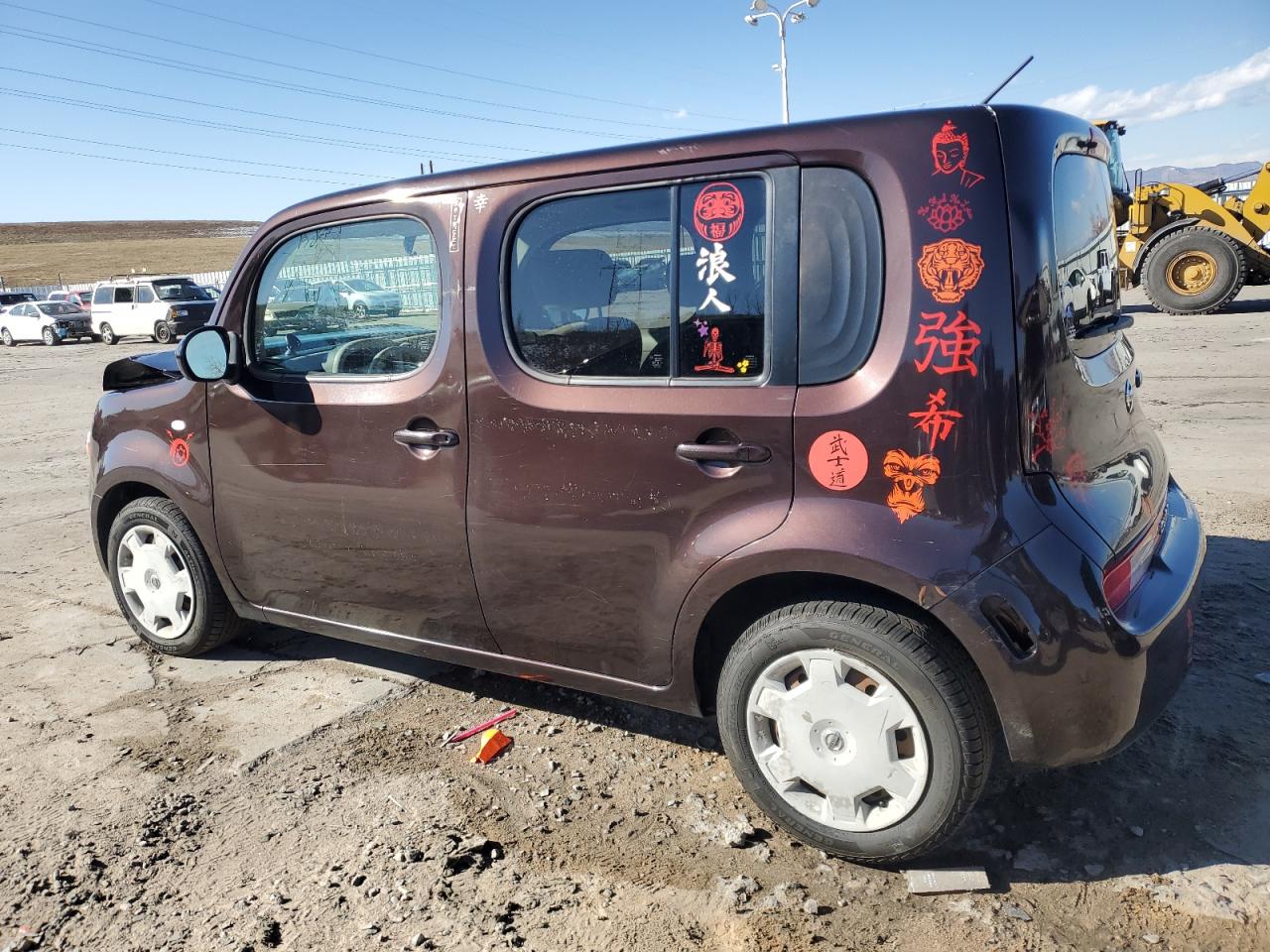2011 Nissan Cube VIN JN8AZ2KR0BT209973 Copart auction photo, front end / side damage thumbnail 2