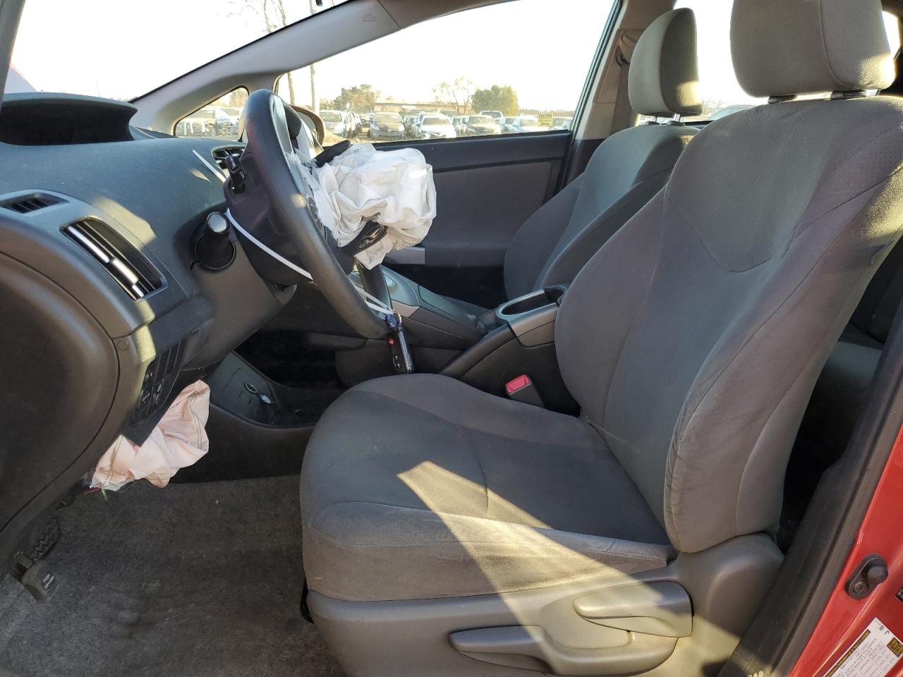 2013 Toyota Prius VIN JTDKN3DU5D1674766 Copart auction photo, front end / front end damage thumbnail 7