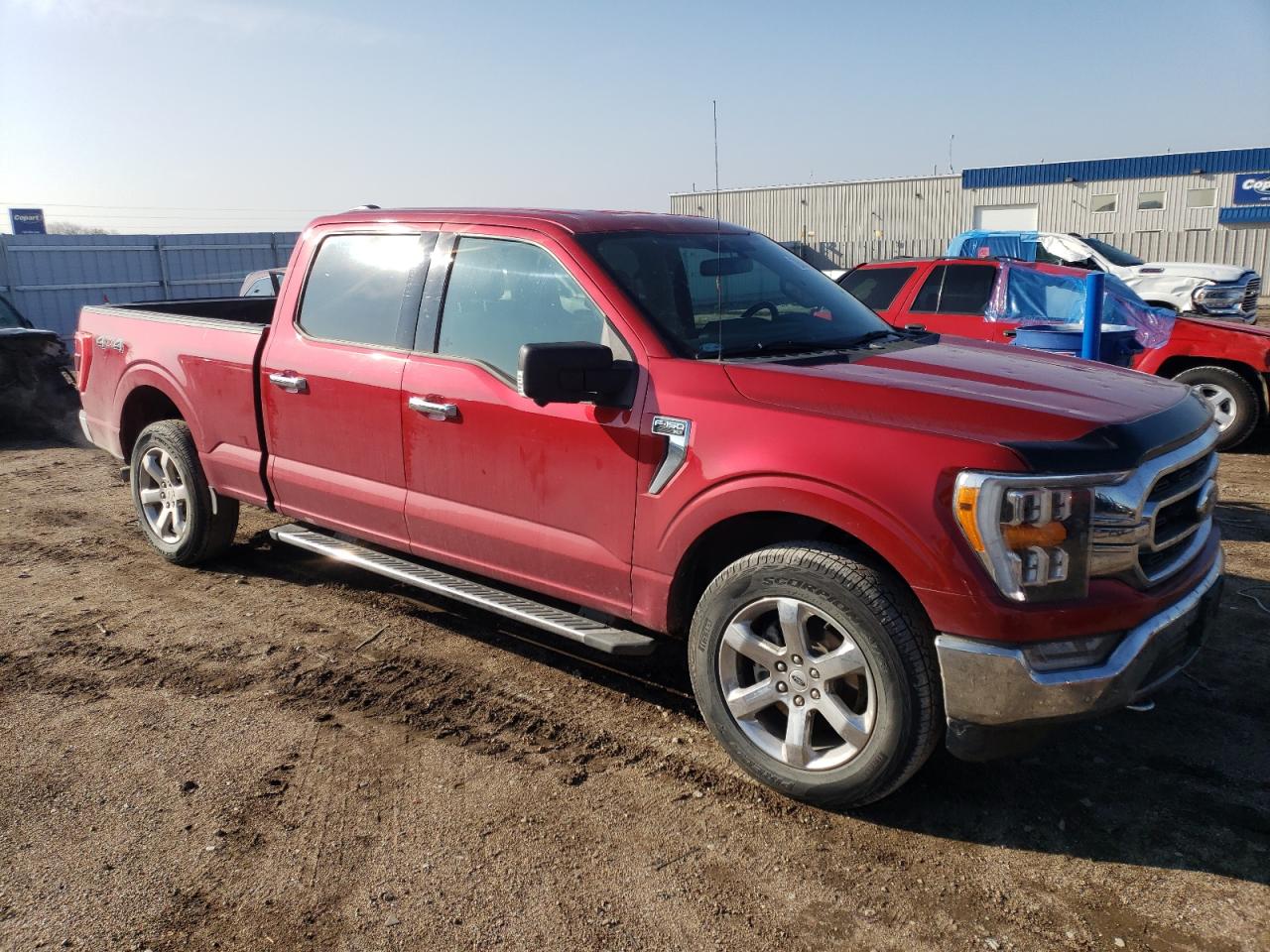 2021 Ford F-150 VIN 1FTFW1E89MKD08338 Copart auction photo, hail damage thumbnail 4