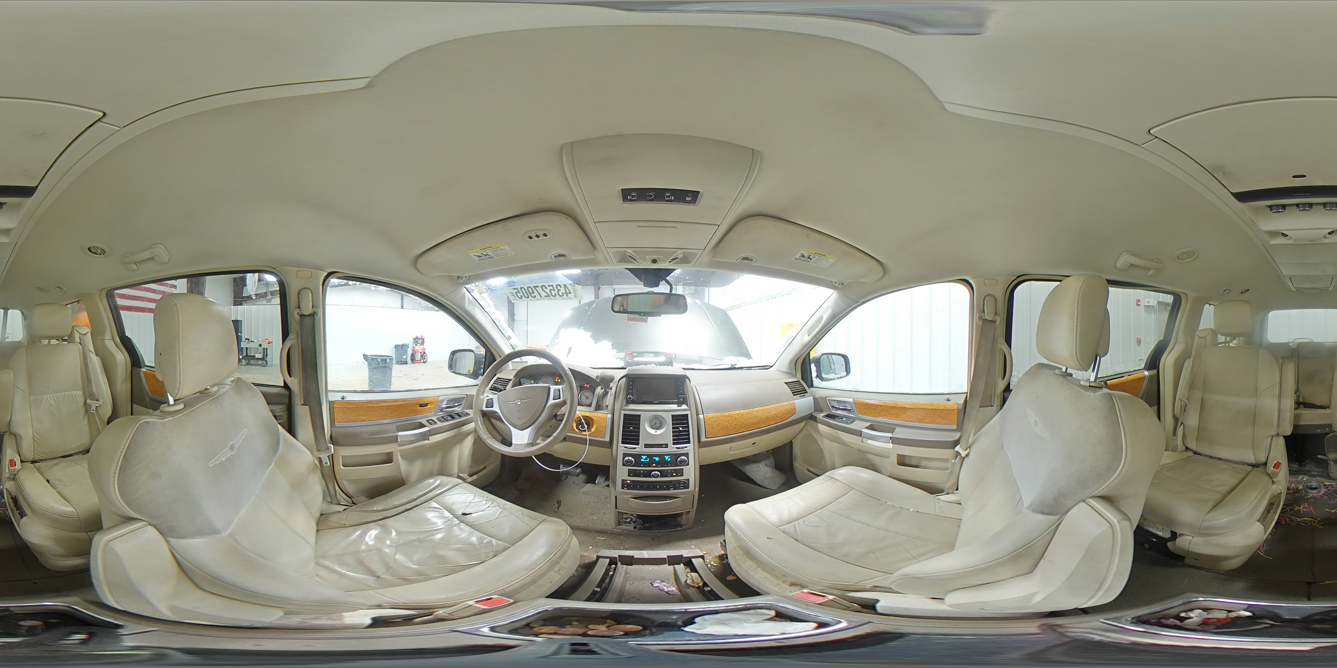 2010 Chrysler Town & Country VIN 2A4RR7DX5AR374344 Copart auction photo, all over / front end damage thumbnail 14