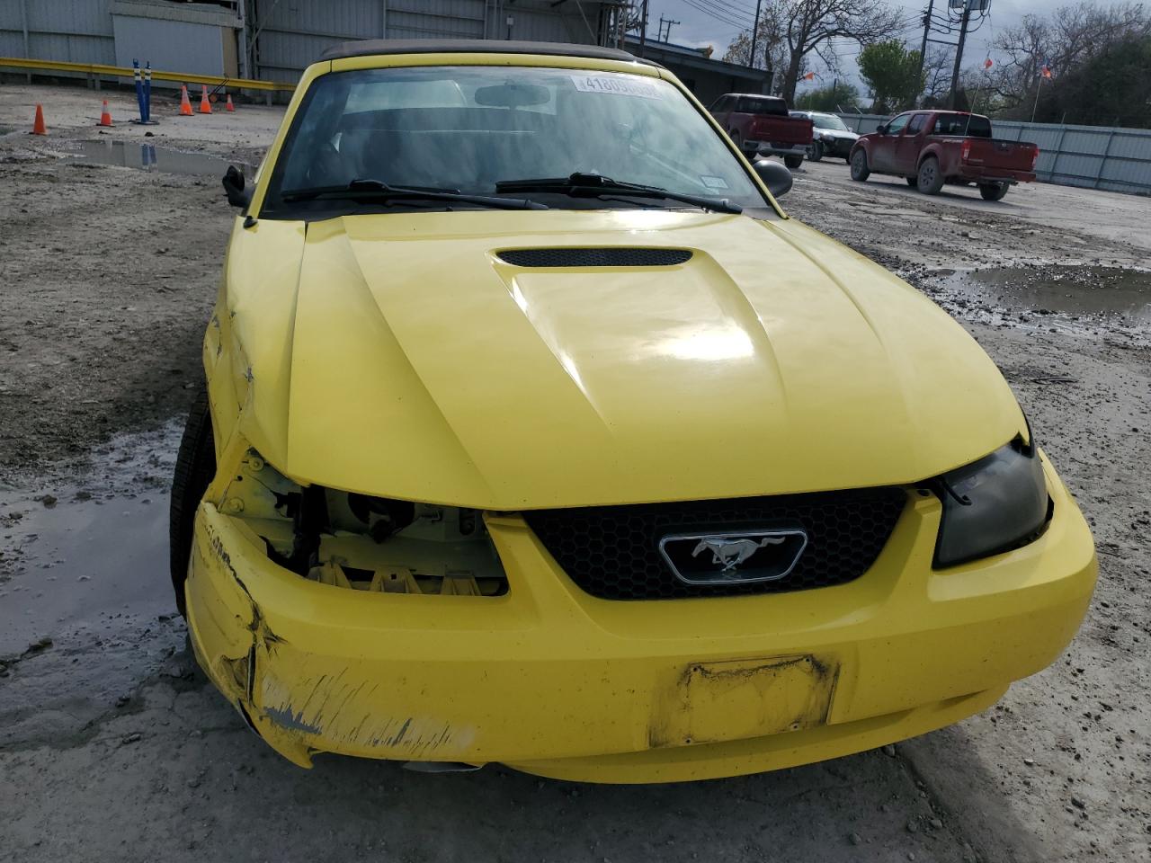 2002 Ford Mustang VIN 1FAFP44462F174896 Copart auction photo, front end / side damage thumbnail 5