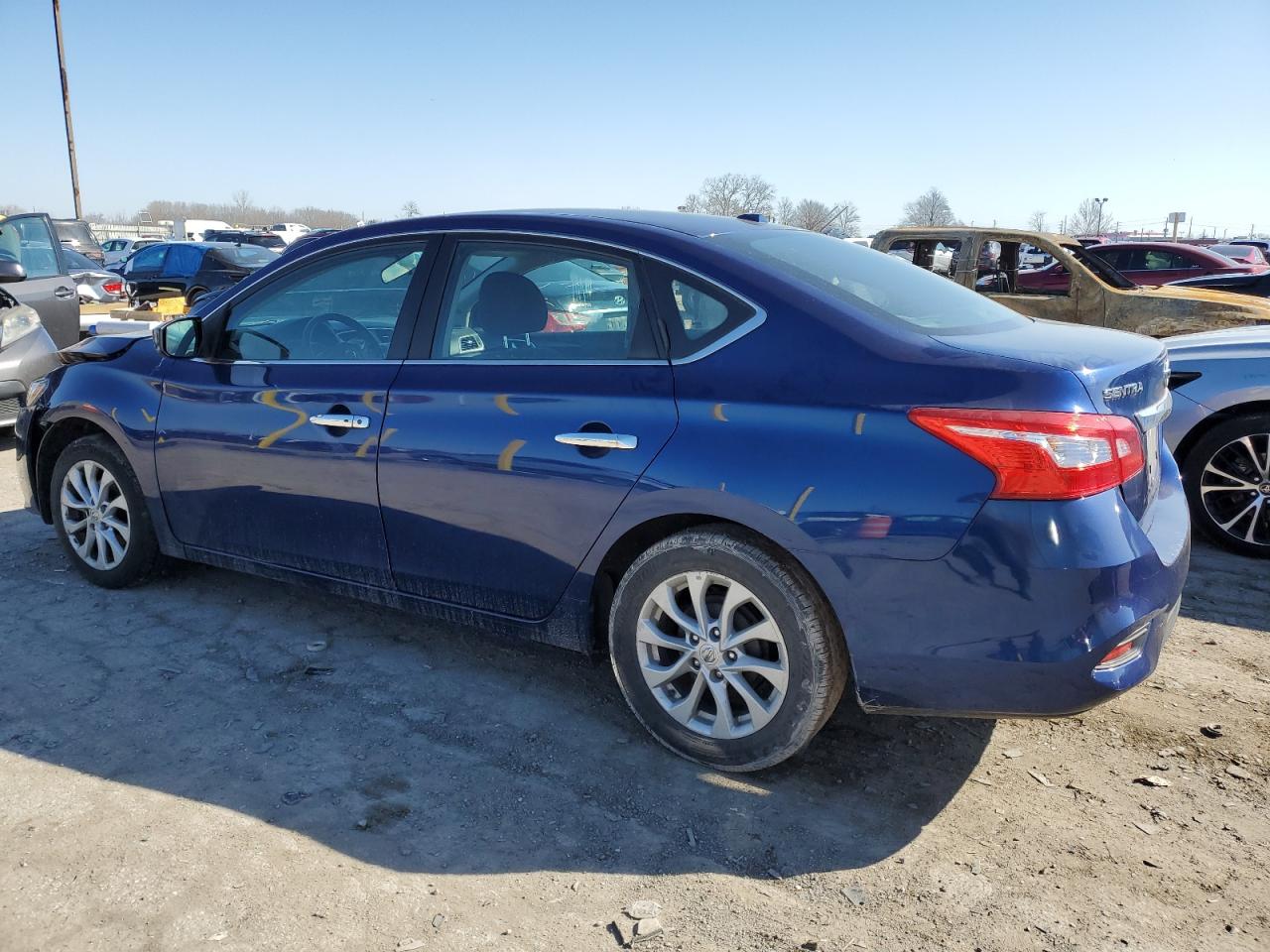 2018 Nissan Sentra VIN 3N1AB7AP0JY265093 Copart auction photo, front end / minor dent/scratches damage thumbnail 2