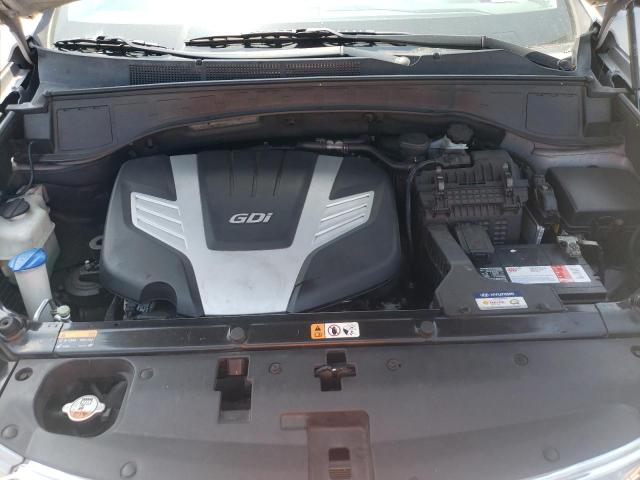 2015 Hyundai Santa Fe VIN KM8SM4HF8FU127802 Copart auction photo, side damage thumbnail 12