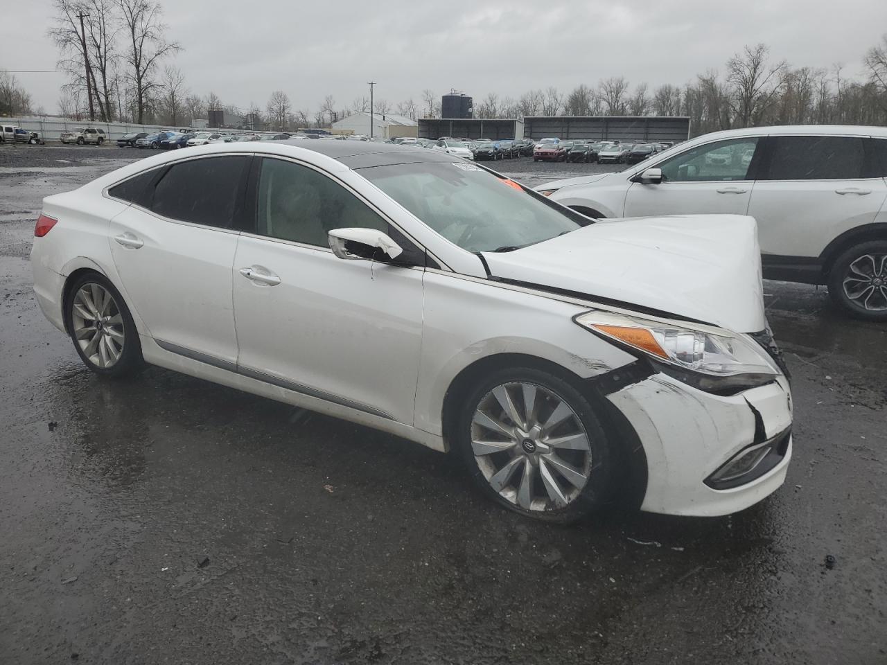 2015 Hyundai Azera VIN KMHFH4JG5FA432751 Copart auction photo, front end damage thumbnail 4