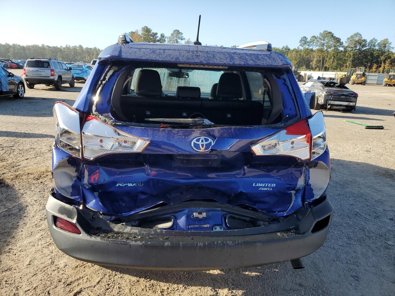 2015 Toyota RAV 4 VIN 2T3DFREV6FW284442 Copart auction photo, rear end damage thumbnail 6