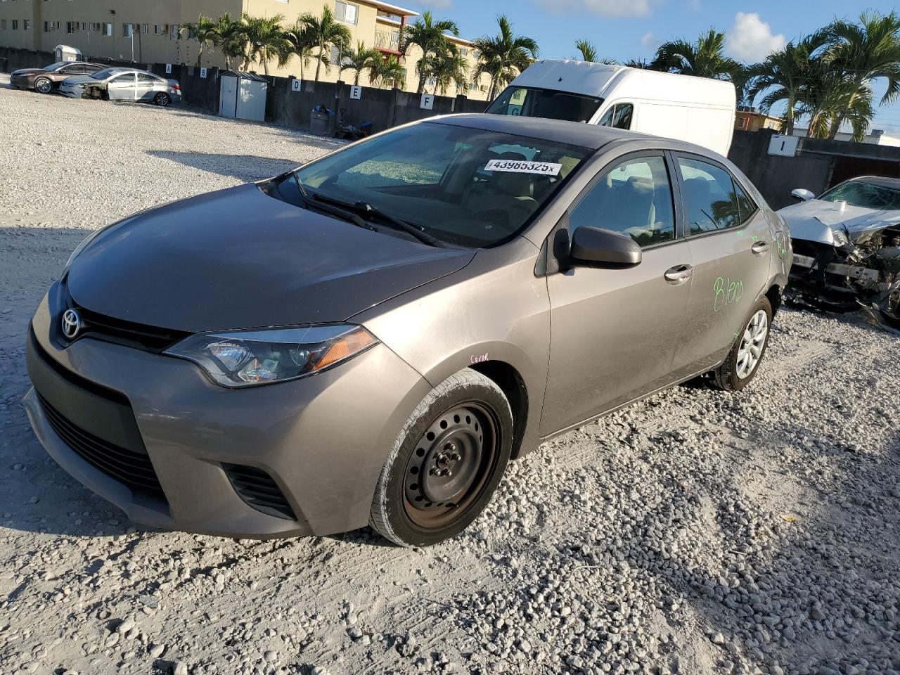 2014 Toyota Corolla VIN 5YFBURHE7EP128752