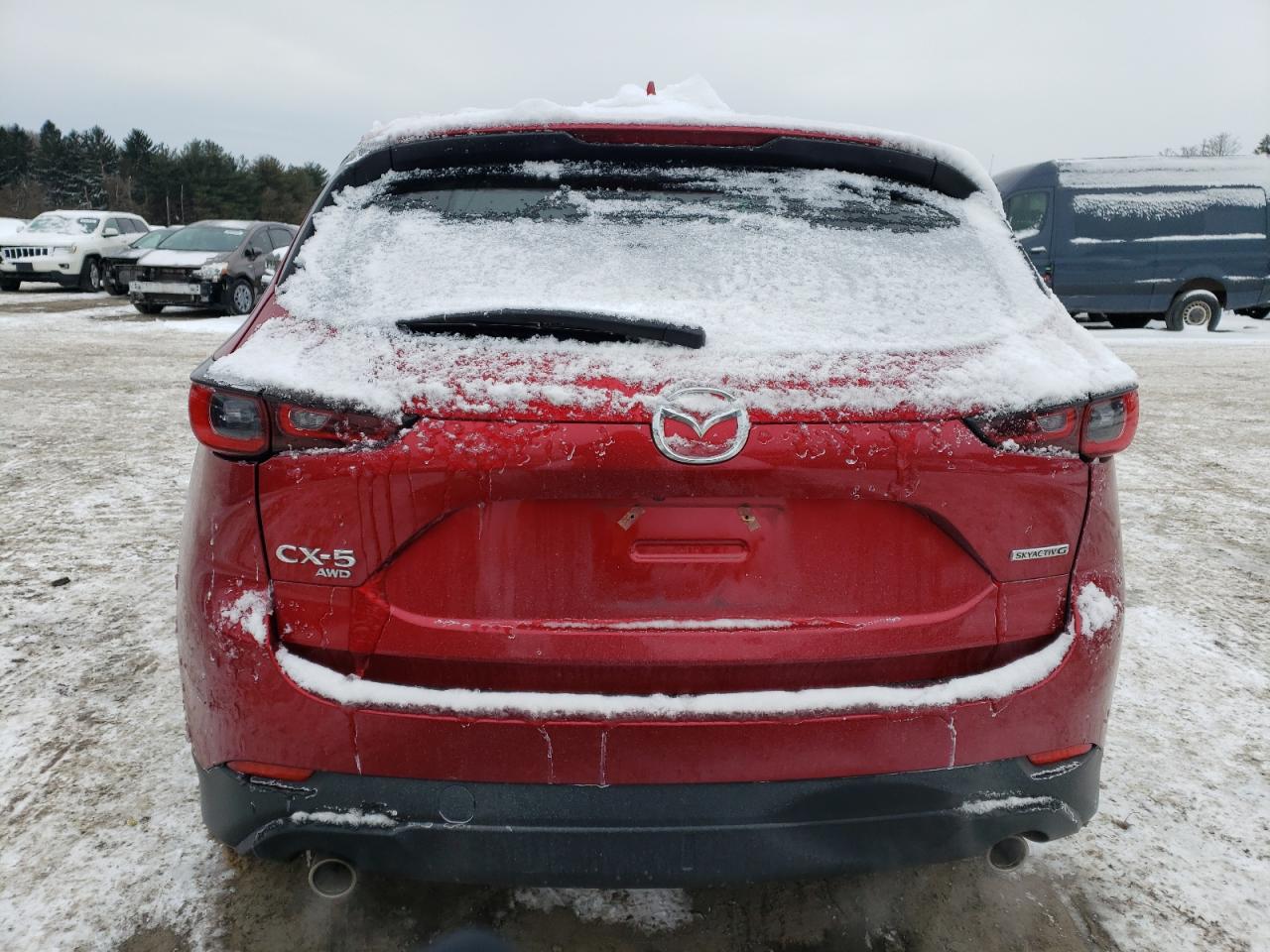 2022 Mazda CX-5 VIN JM3KFBDM6N0599694 Copart auction photo, front end / minor dent/scratches damage thumbnail 6
