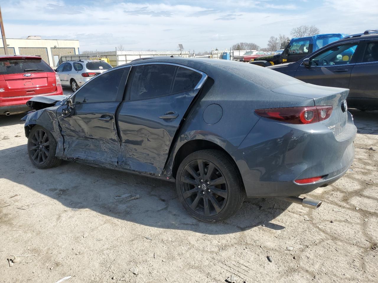 2024 Mazda 3 VIN 3MZBPBCM7RM413295 Copart auction photo, front end / side damage thumbnail 2