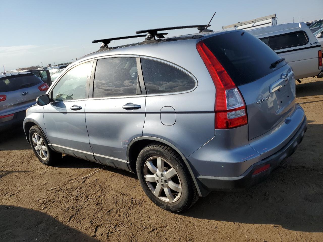 2007 Honda CR-V VIN JHLRE48757C121443 Copart auction photo, front end damage thumbnail 2