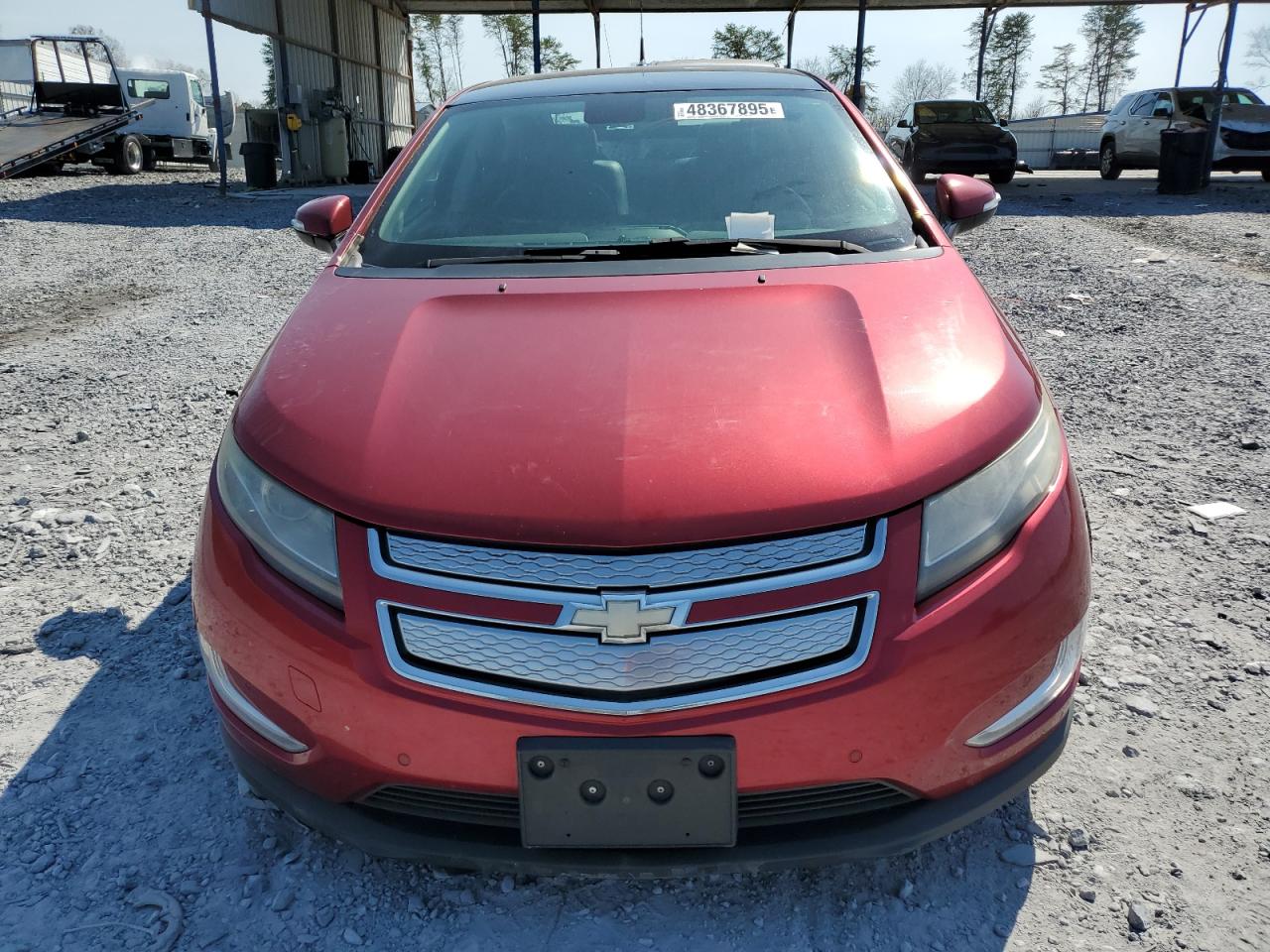 2011 Chevrolet Volt VIN 1G1RD6E45BU102442 Copart auction photo, side damage thumbnail 5