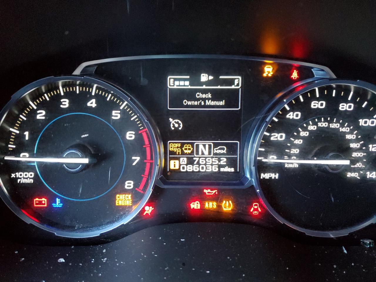 2018 Subaru Forester VIN JF2SJAJC8JH514266 Copart auction photo, all over damage thumbnail 9