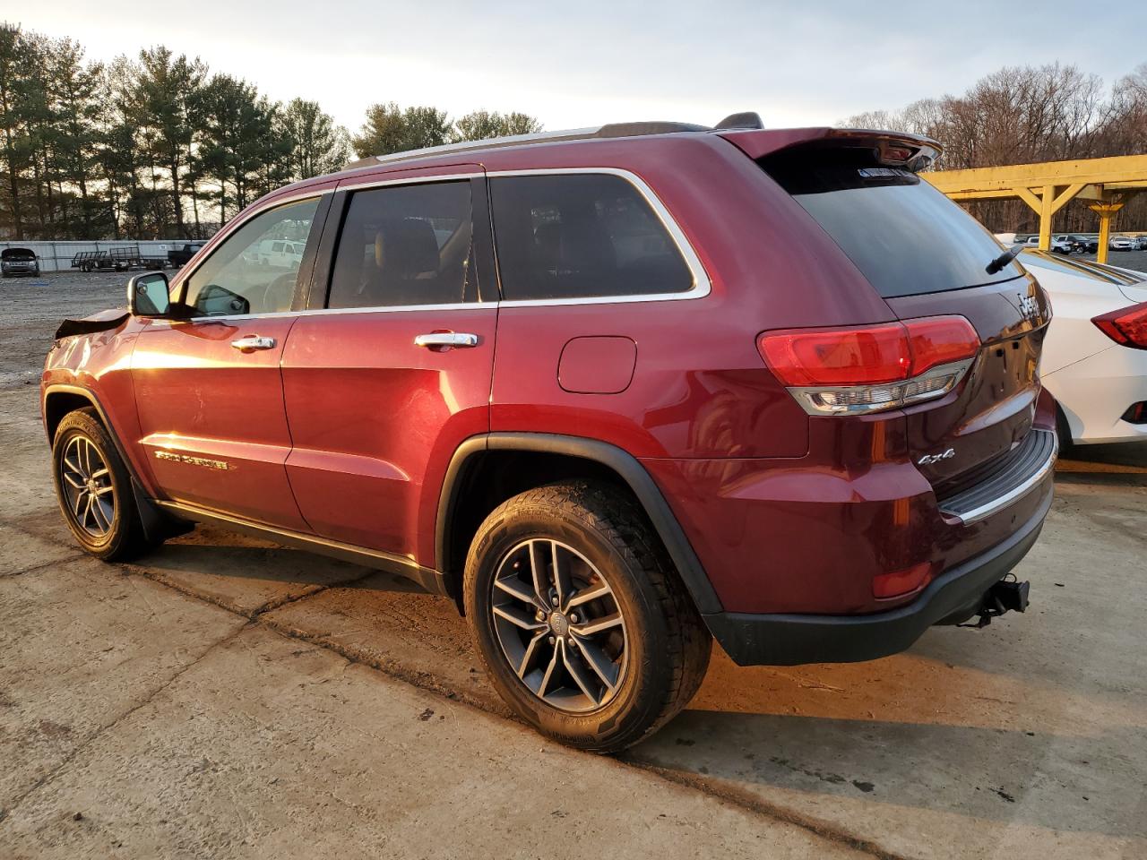 2017 Jeep Grand Cherokee VIN 1C4RJFBGXHC754096 Copart auction photo, burn - engine damage thumbnail 2