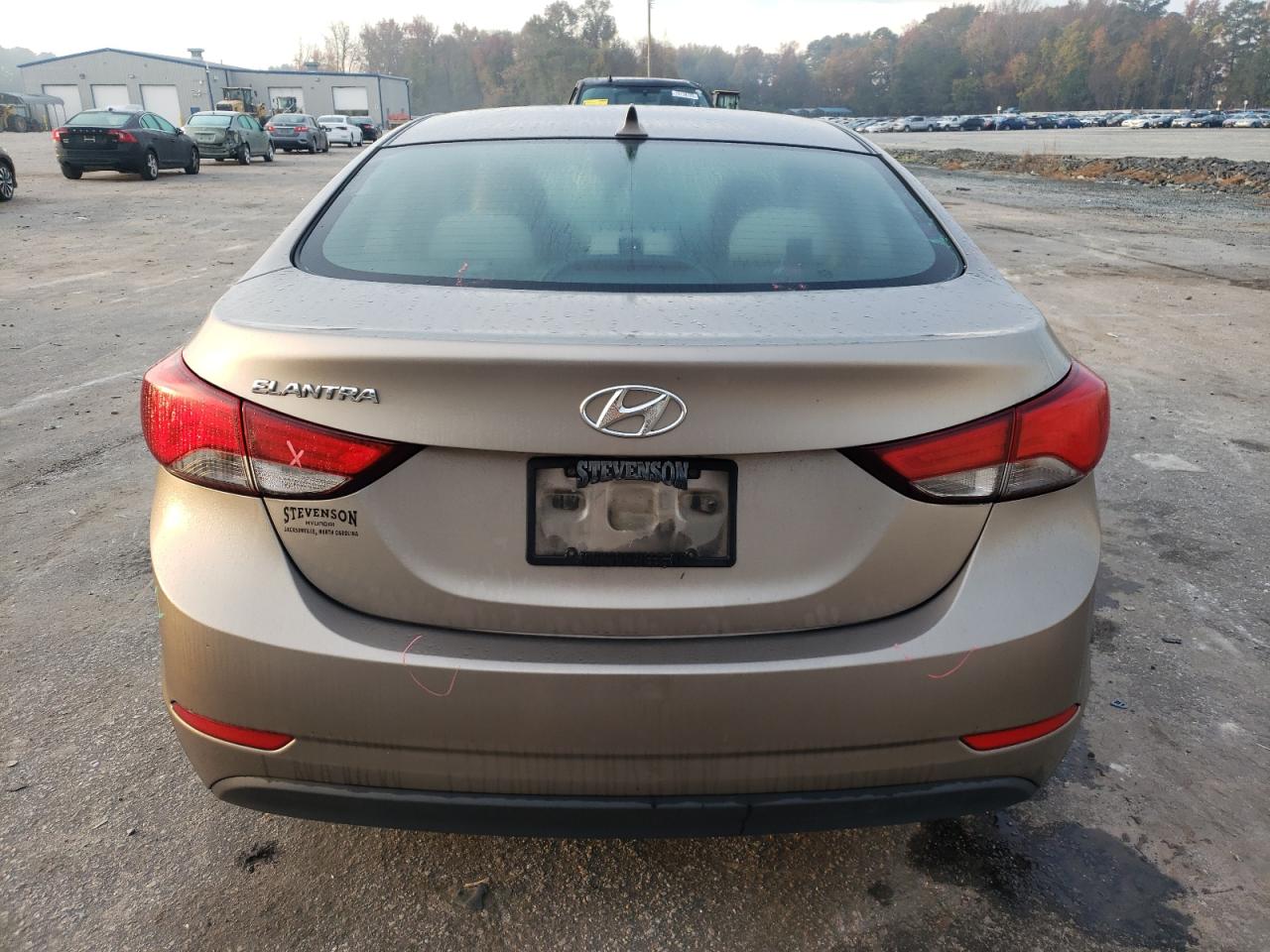2014 Hyundai Elantra VIN 5NPDH4AE7EH546235 Copart auction photo, front end damage thumbnail 6