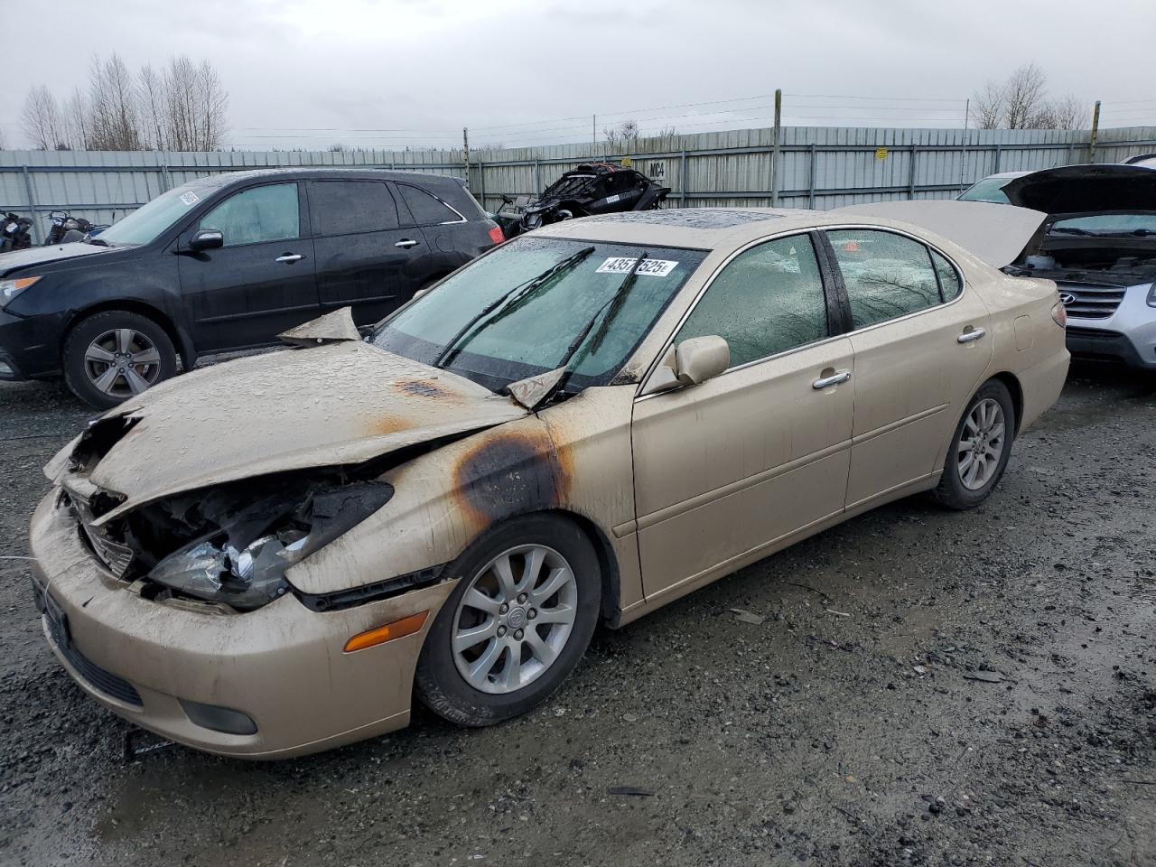 2003 Lexus ES VIN JTHBF30G330130038