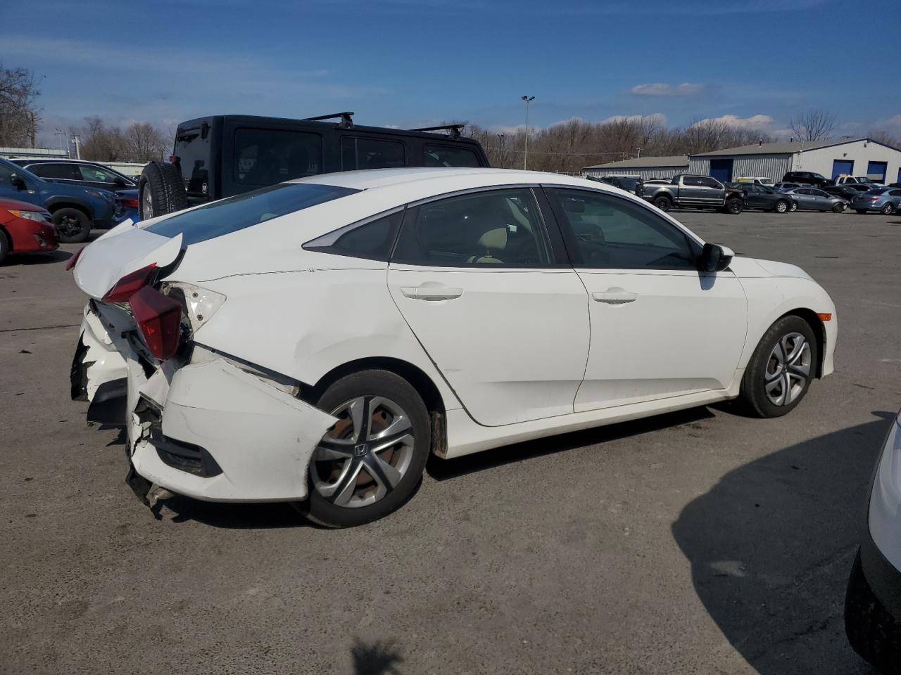 2017 Honda Civic VIN 2HGFC2F54HH547250 Copart auction photo, rear end damage thumbnail 3
