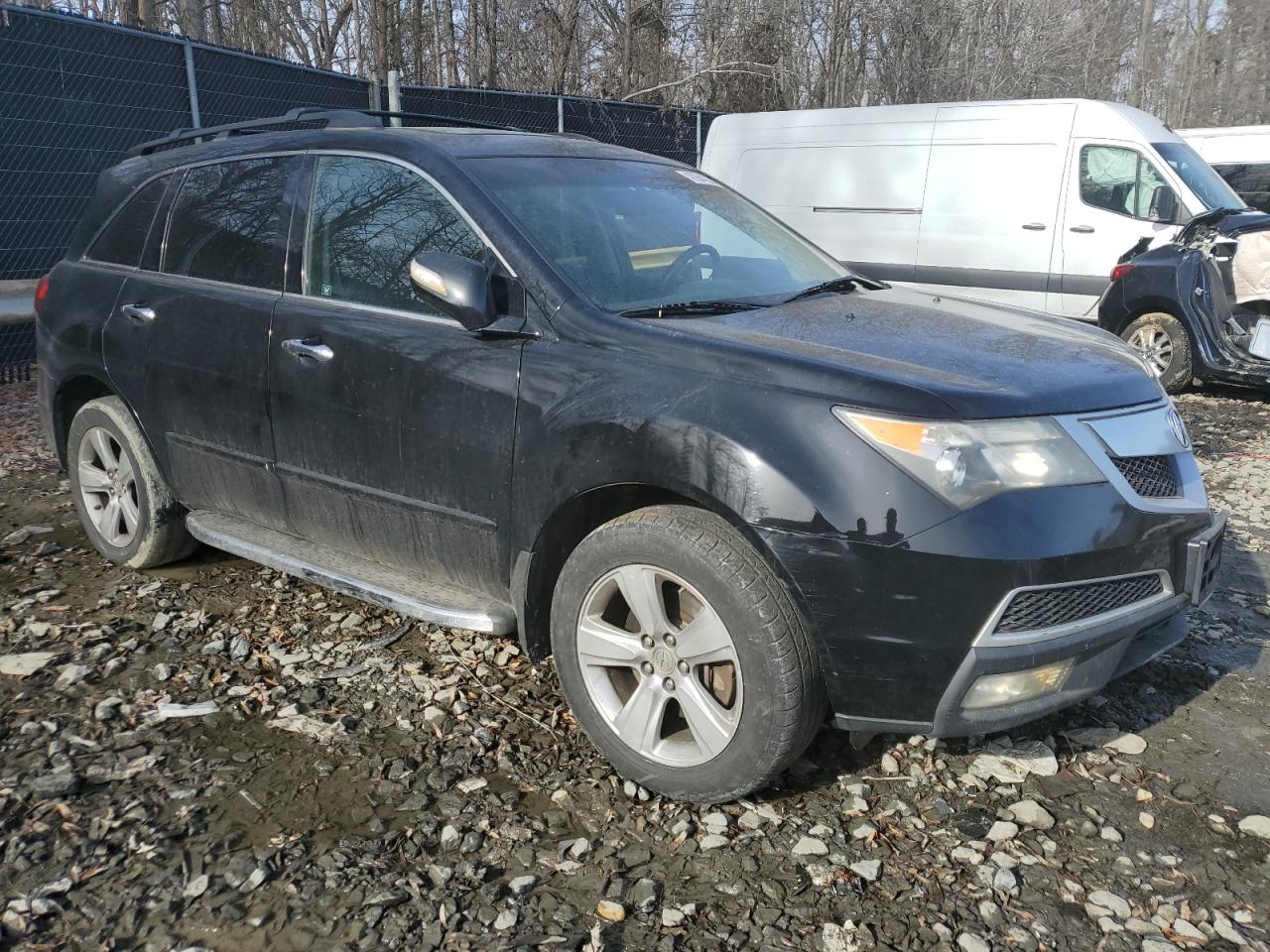 2011 Acura MDX VIN 2HNYD2H2XBH516710 Copart auction photo, side / mechanical damage thumbnail 4